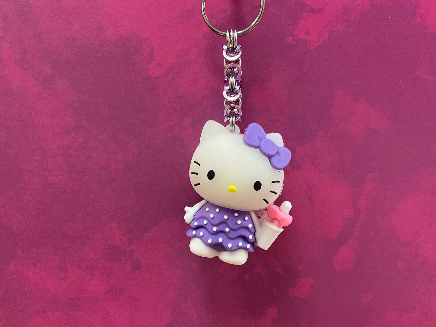 Hello Kitty|| Character Chainmaille Keychain