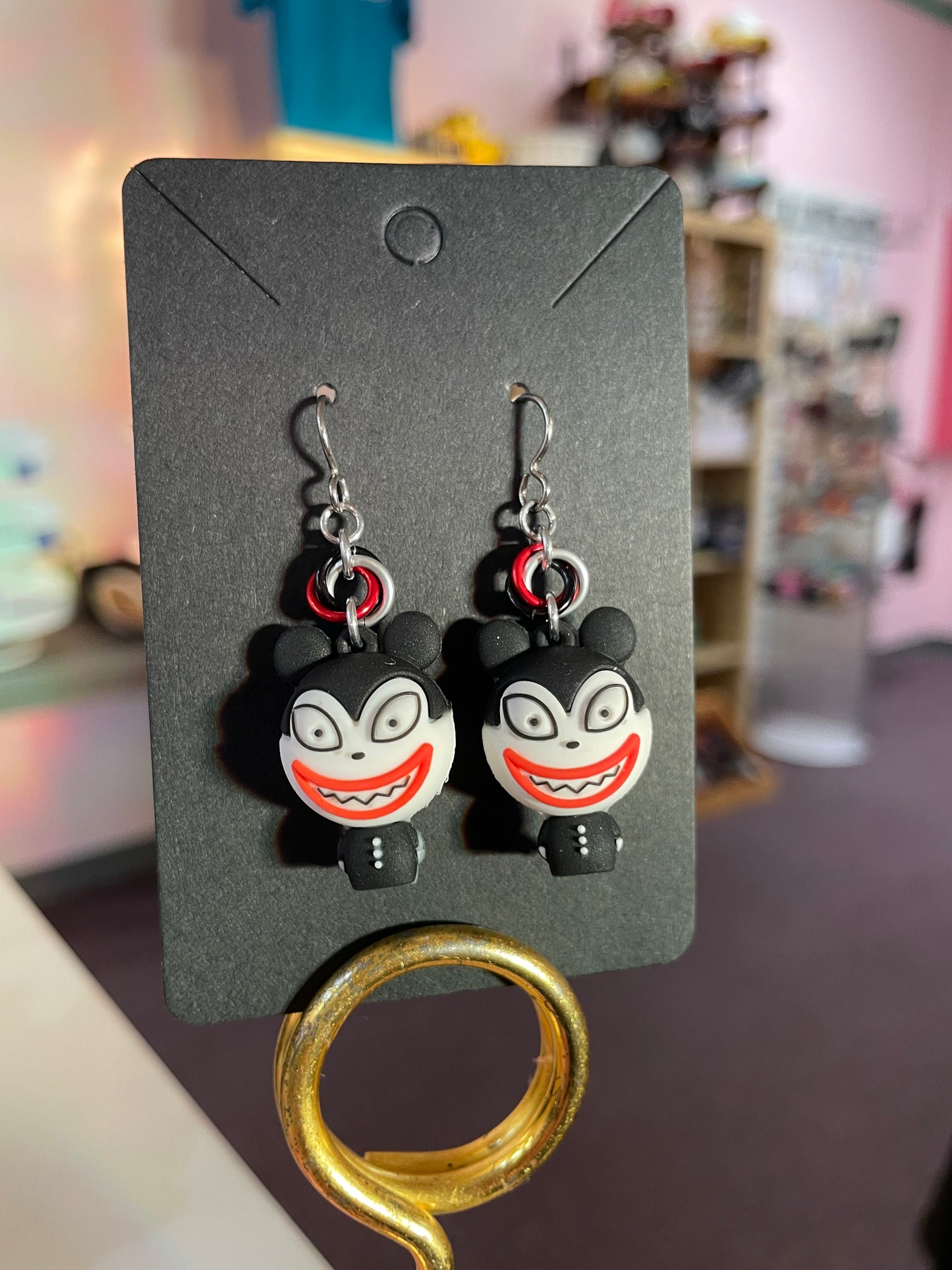 Nightmare Character Earrings || Handcrafted Chainmaille