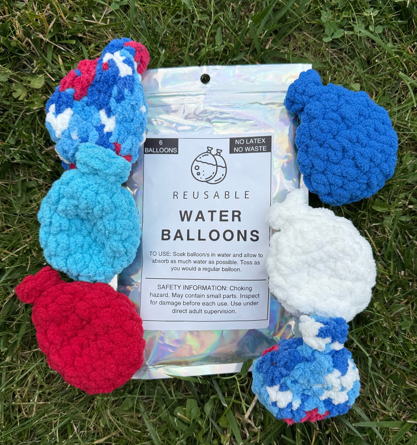 Crochet Reusable Water Balloons - RW&B