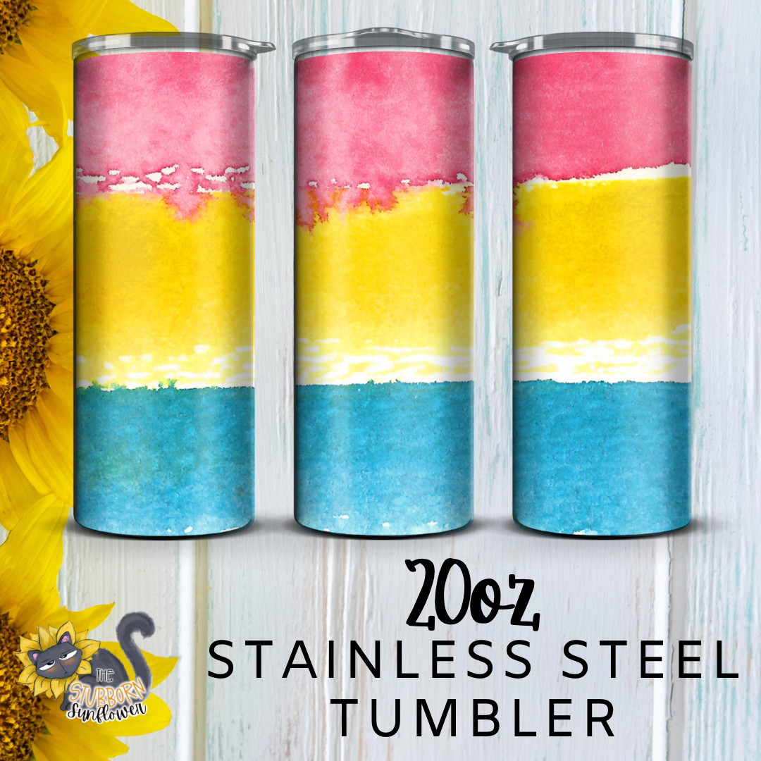 Pride Flags Watercolor 20 oz Tumbler