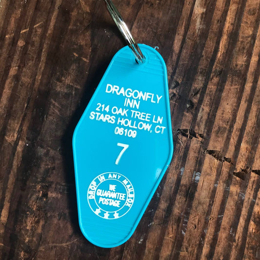 Motel Keychain - Dragonfly Inn