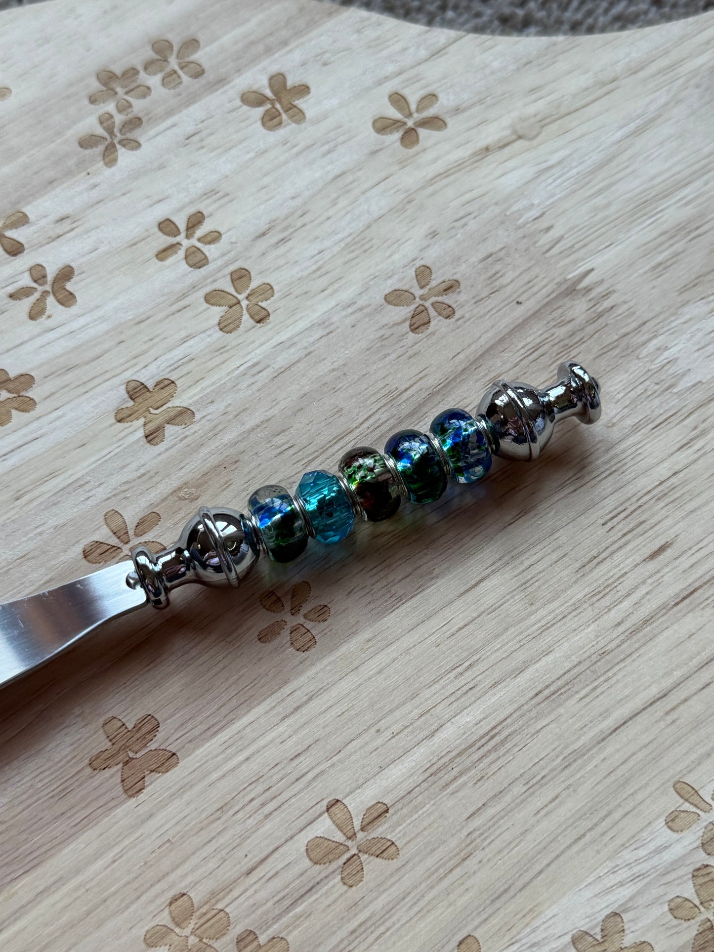 Beaded Cheese Knives