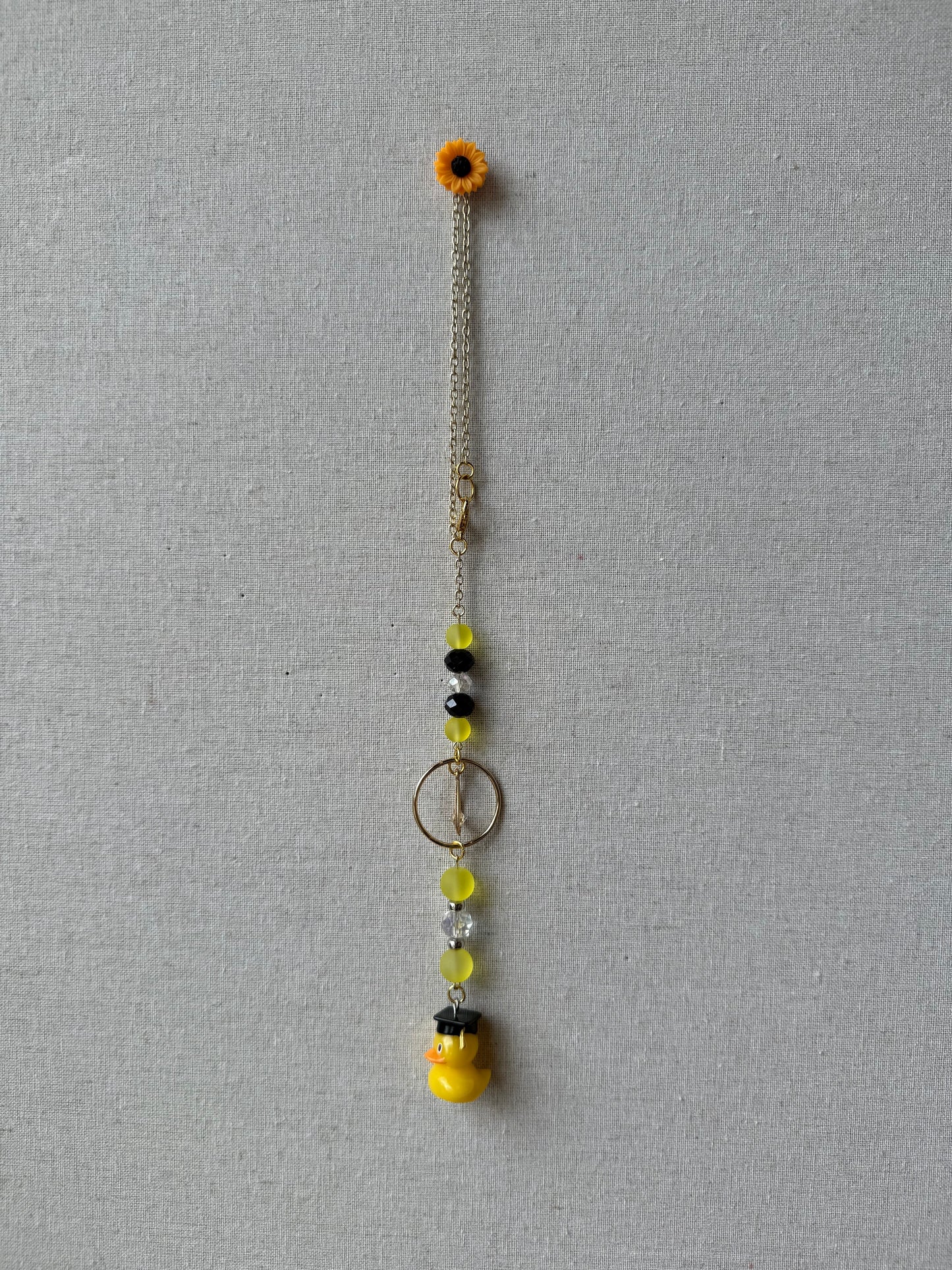 Graduation Duck Car Suncatcher