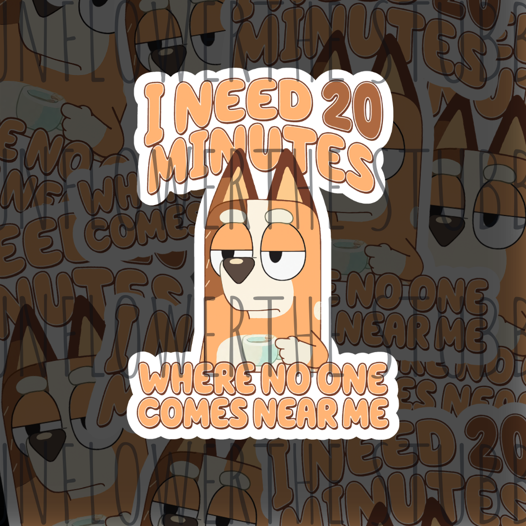 20 Minutes Sticker