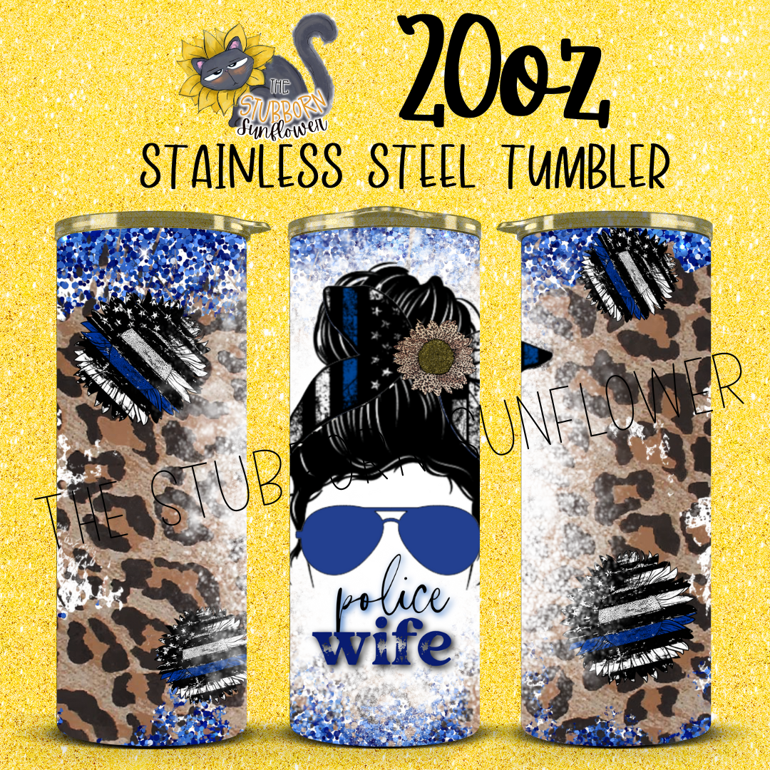 Police Wife 20 oz Tumbler