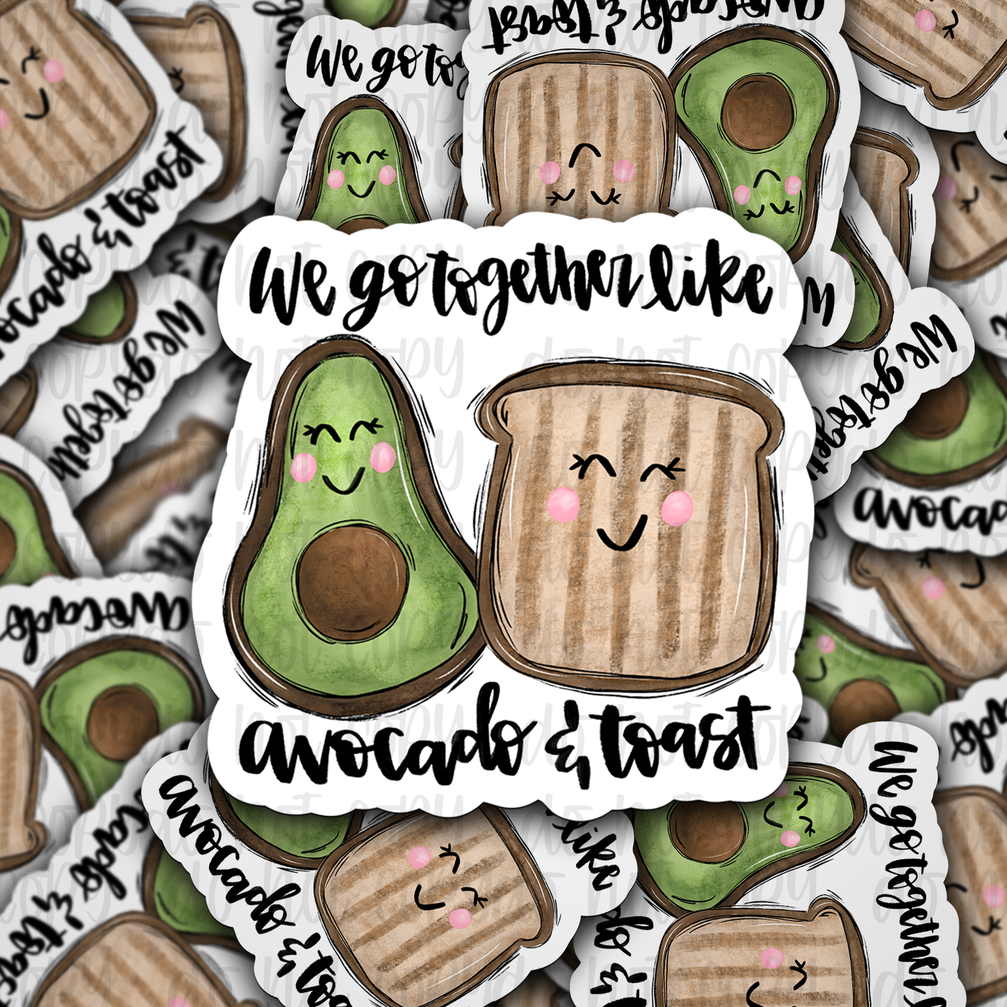 Avocado & Toast Sticker
