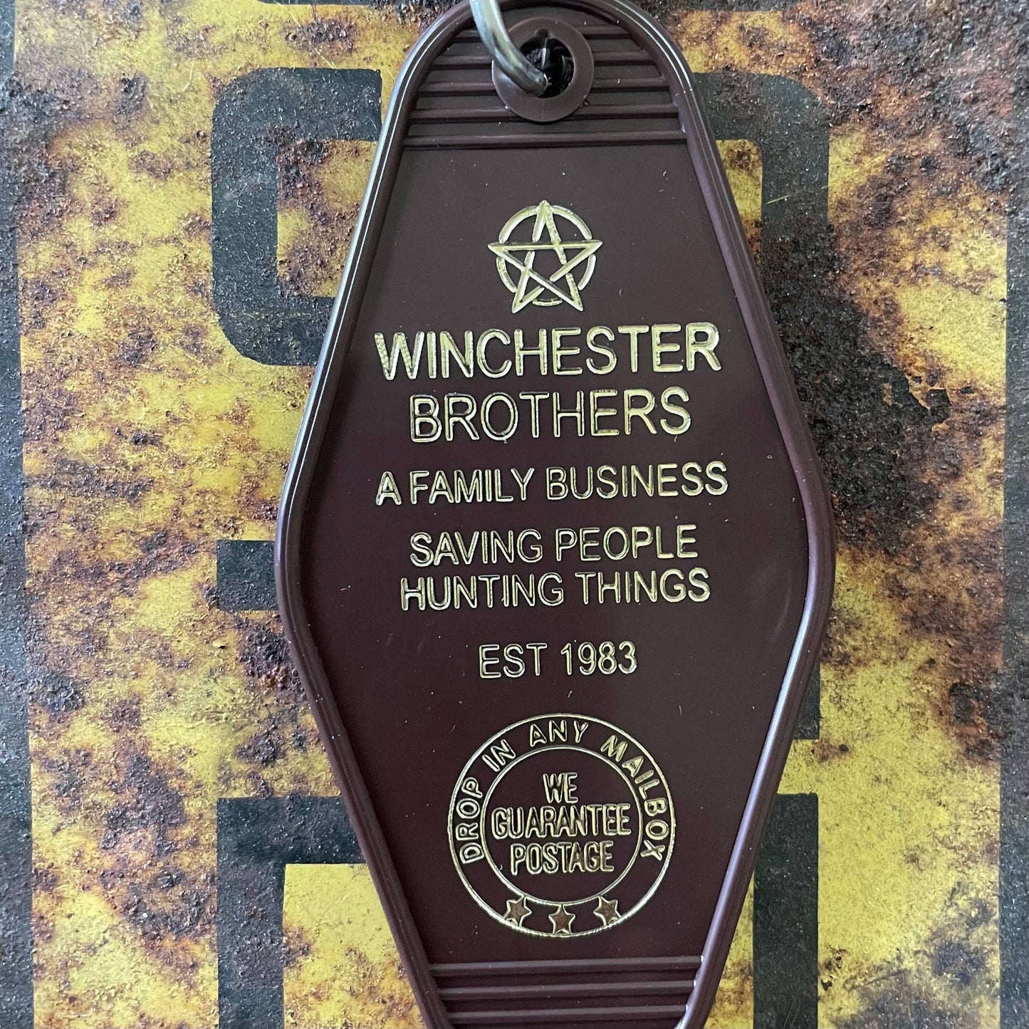 Motel Keychain - Winchester Brothers