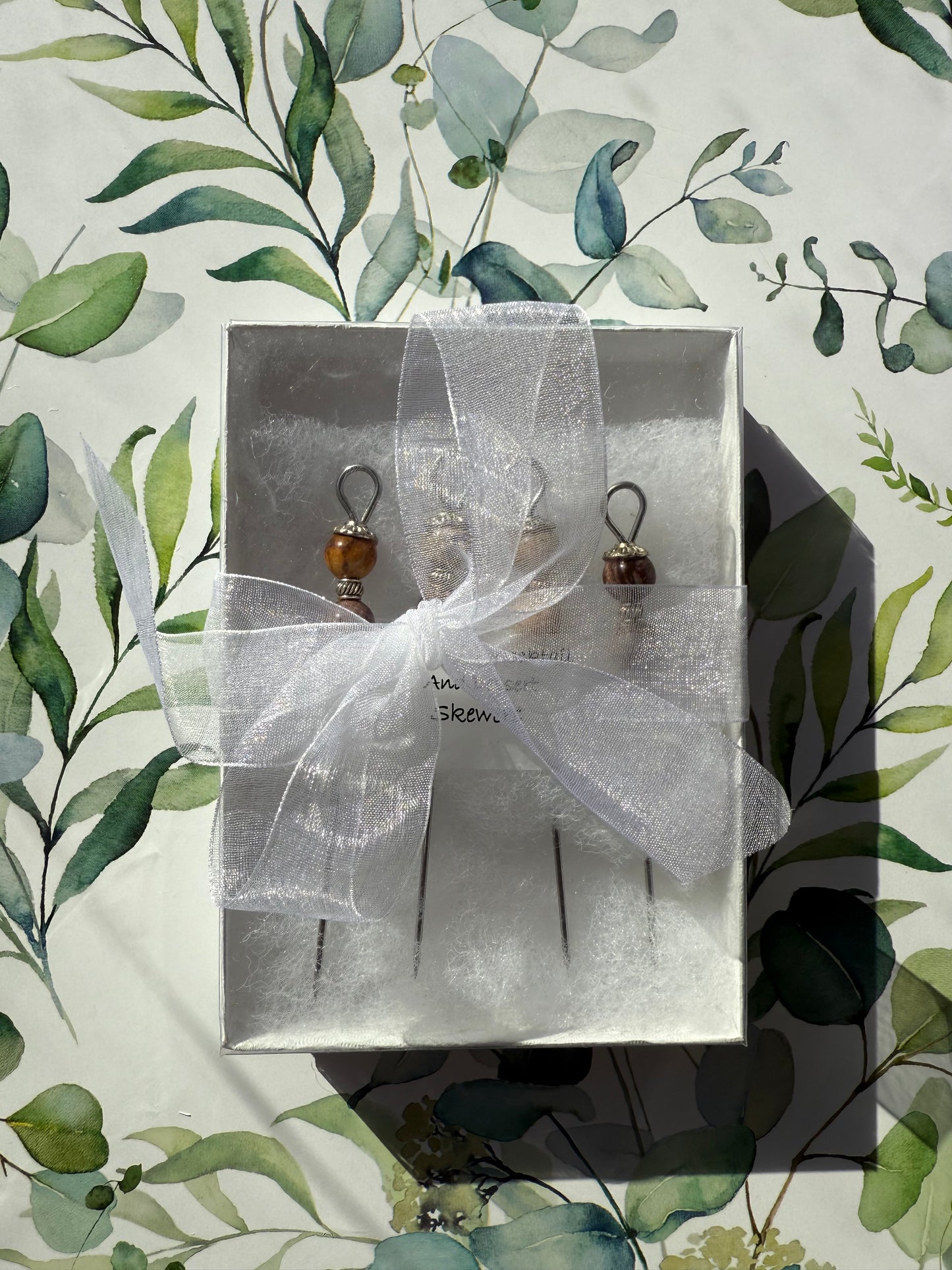 Neutral Brown 4” Appetizer Skewers