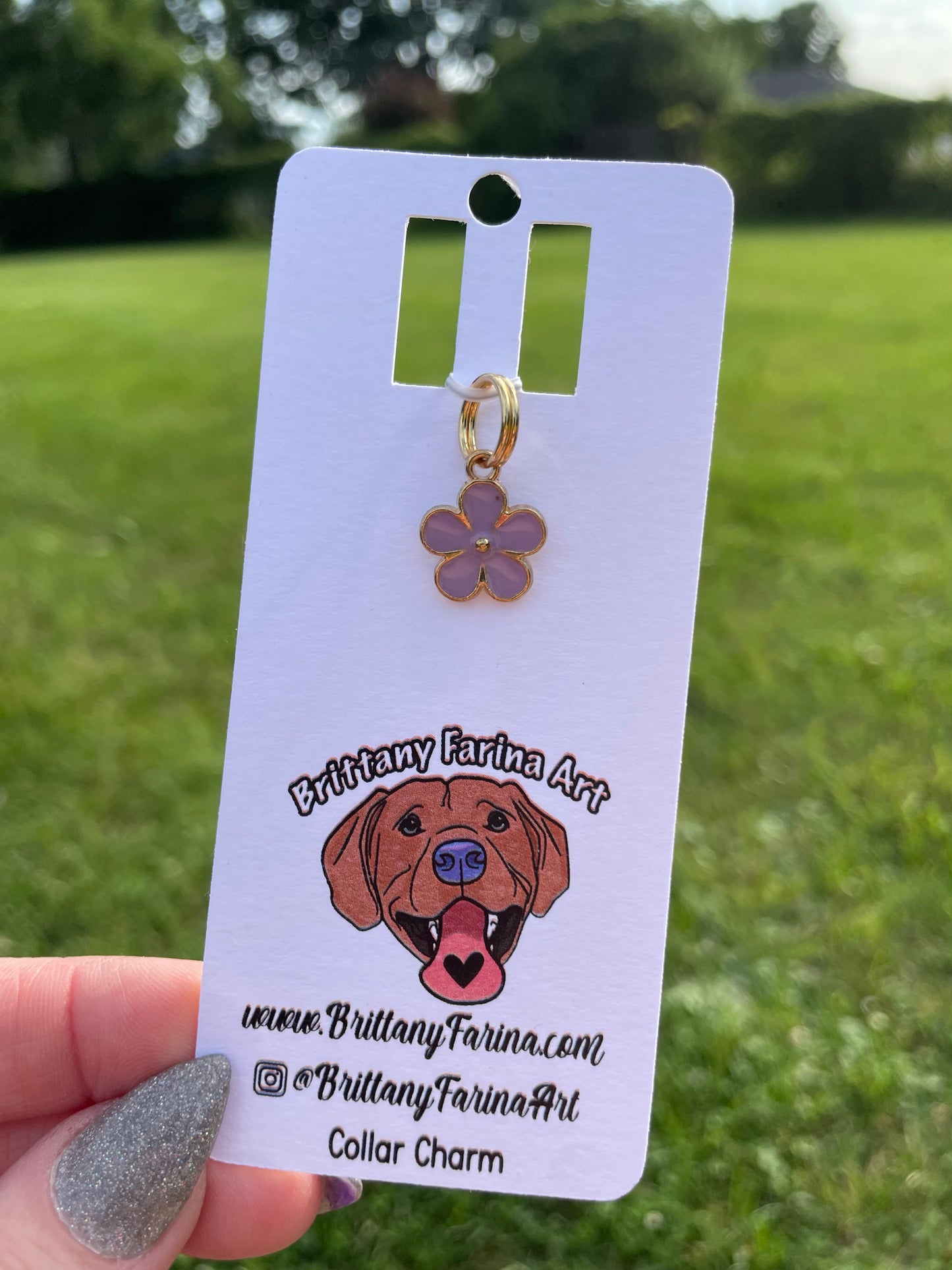 Flower Collar Charms || Doggy Bling || Bag Accessories