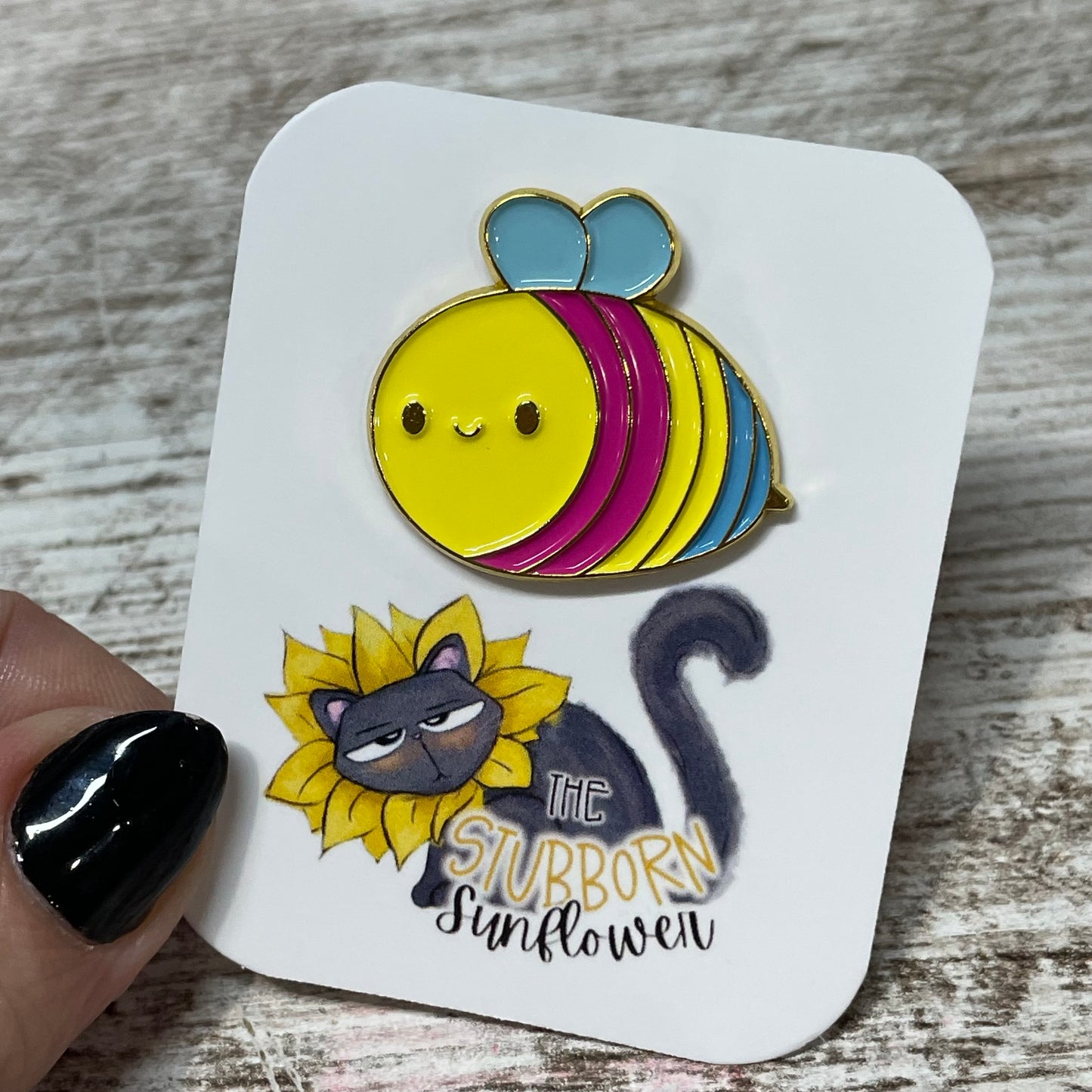 LGBT Bee Flag Pin