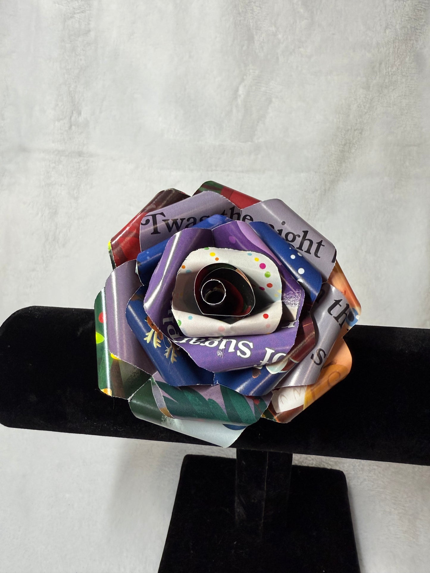 ‘Twas The Night Before Christmas Paper Rose