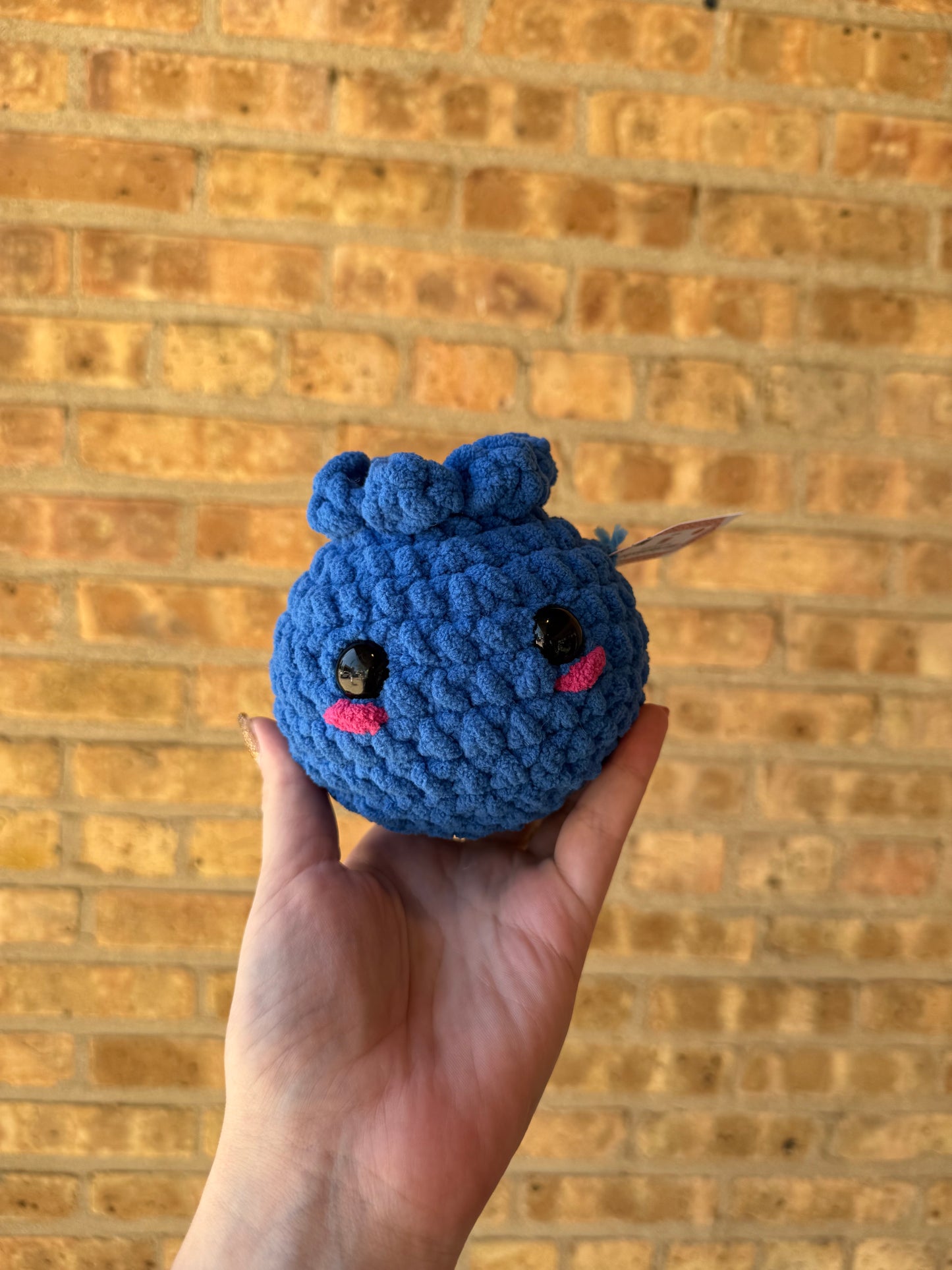 Crochet Plush Blueberry