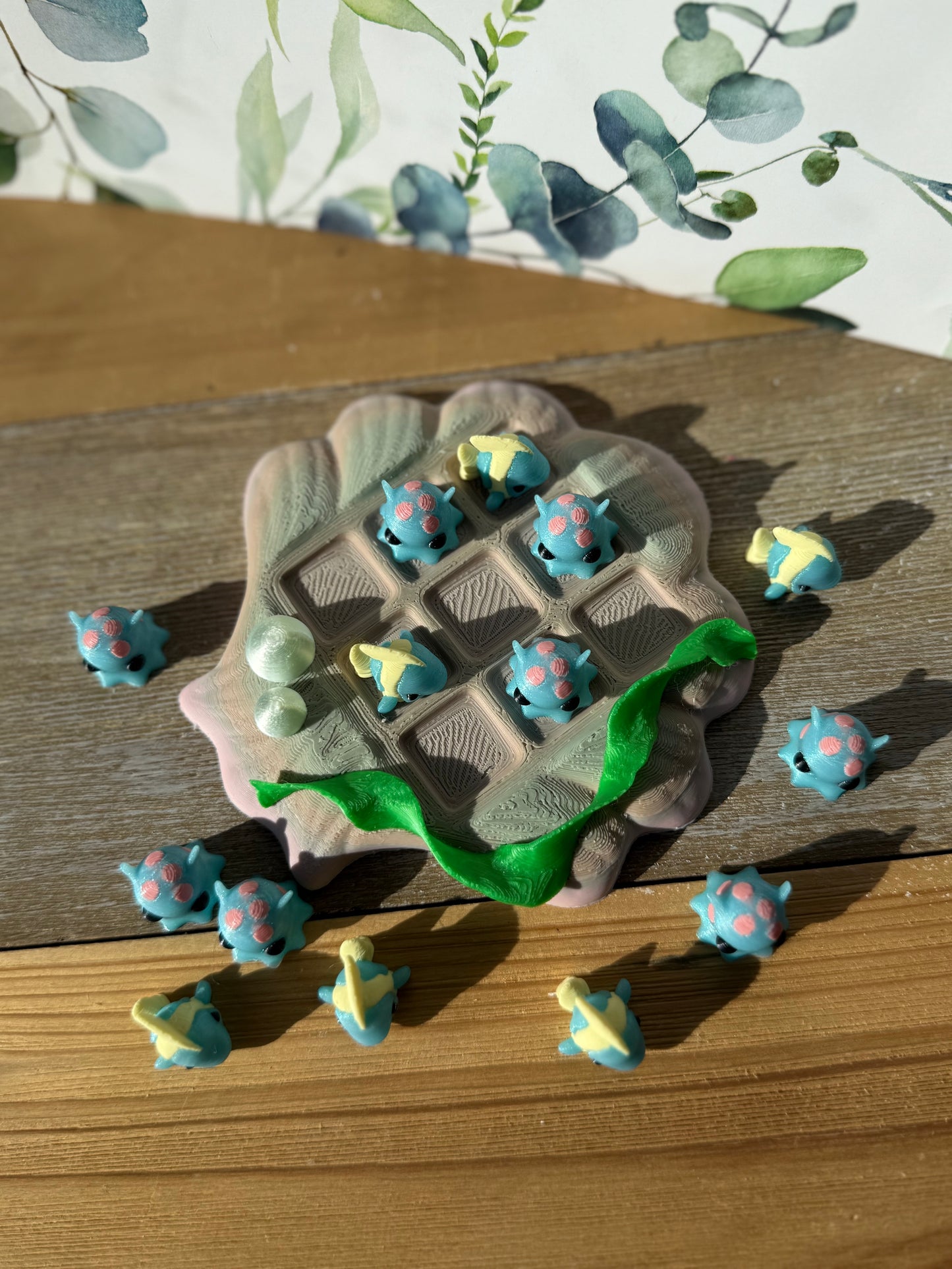 Misfit Underwater Tic Tac Toe / 3D Printed