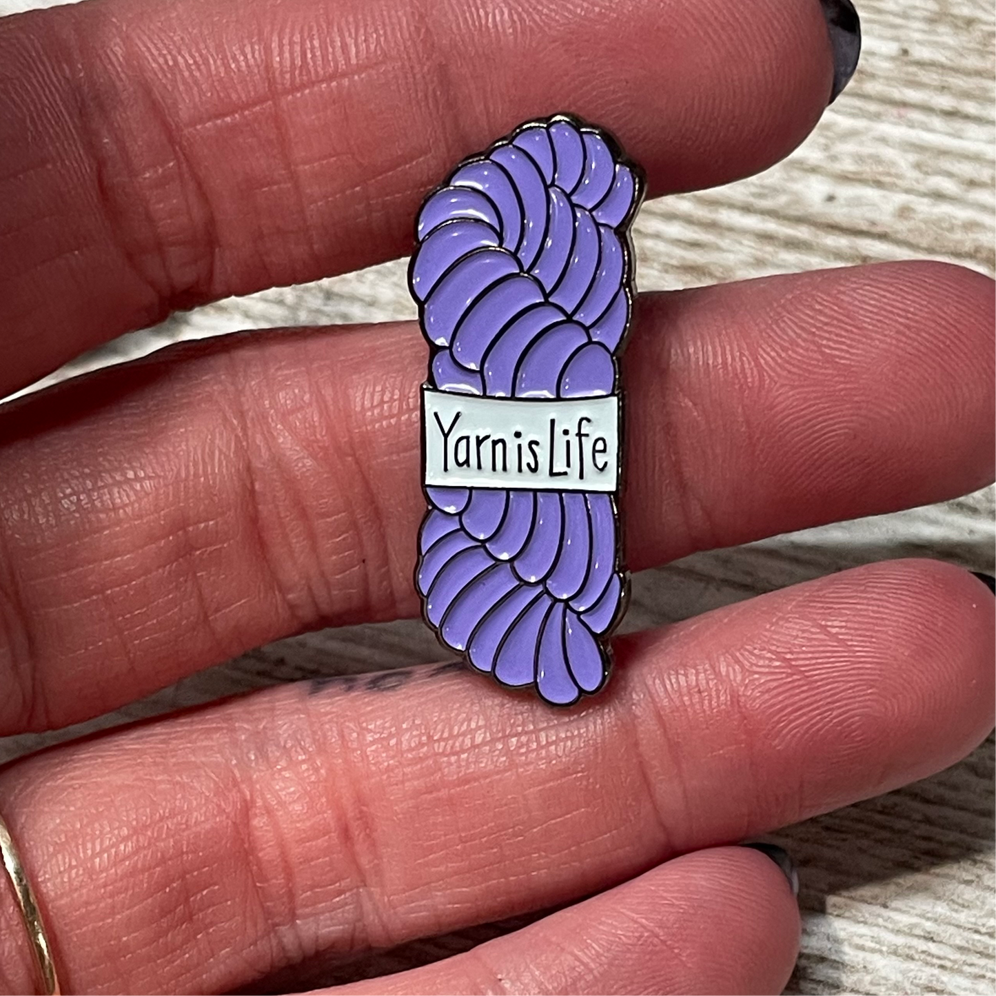Yarn is Life Pin