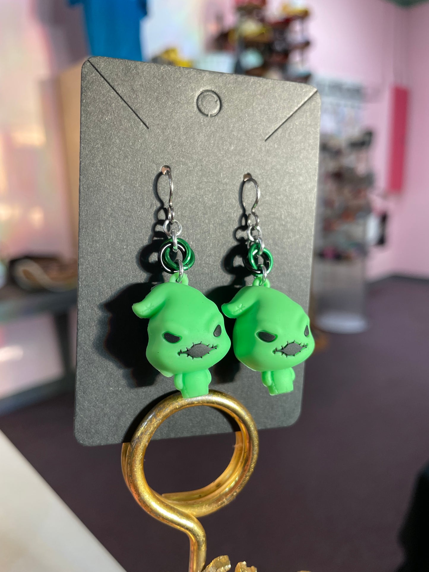 Nightmare Character Earrings || Handcrafted Chainmaille