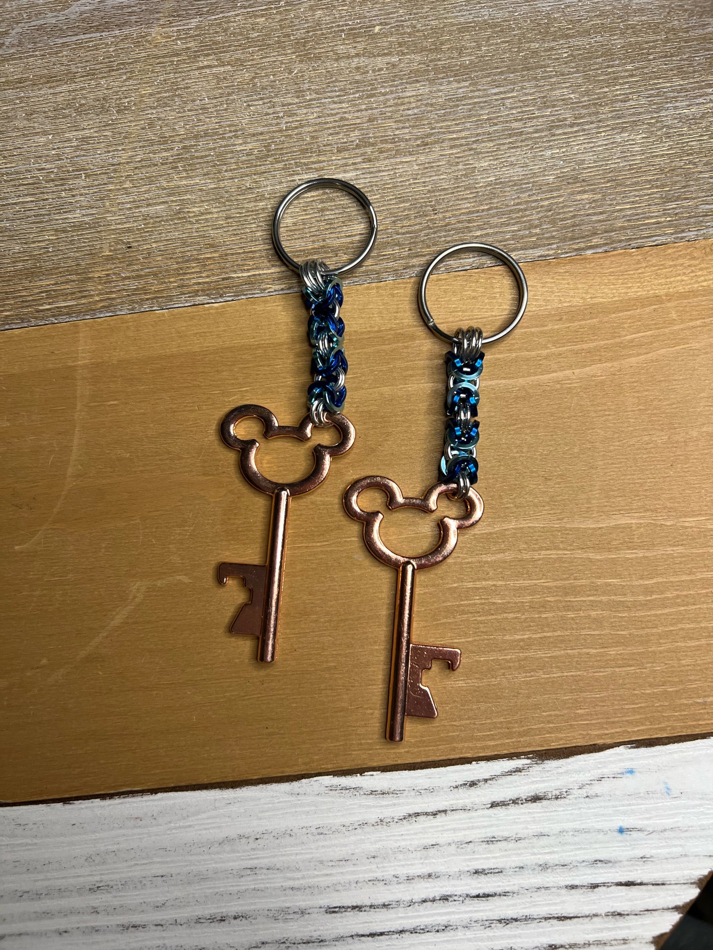 Chainmaille Bottle Opener Keychain