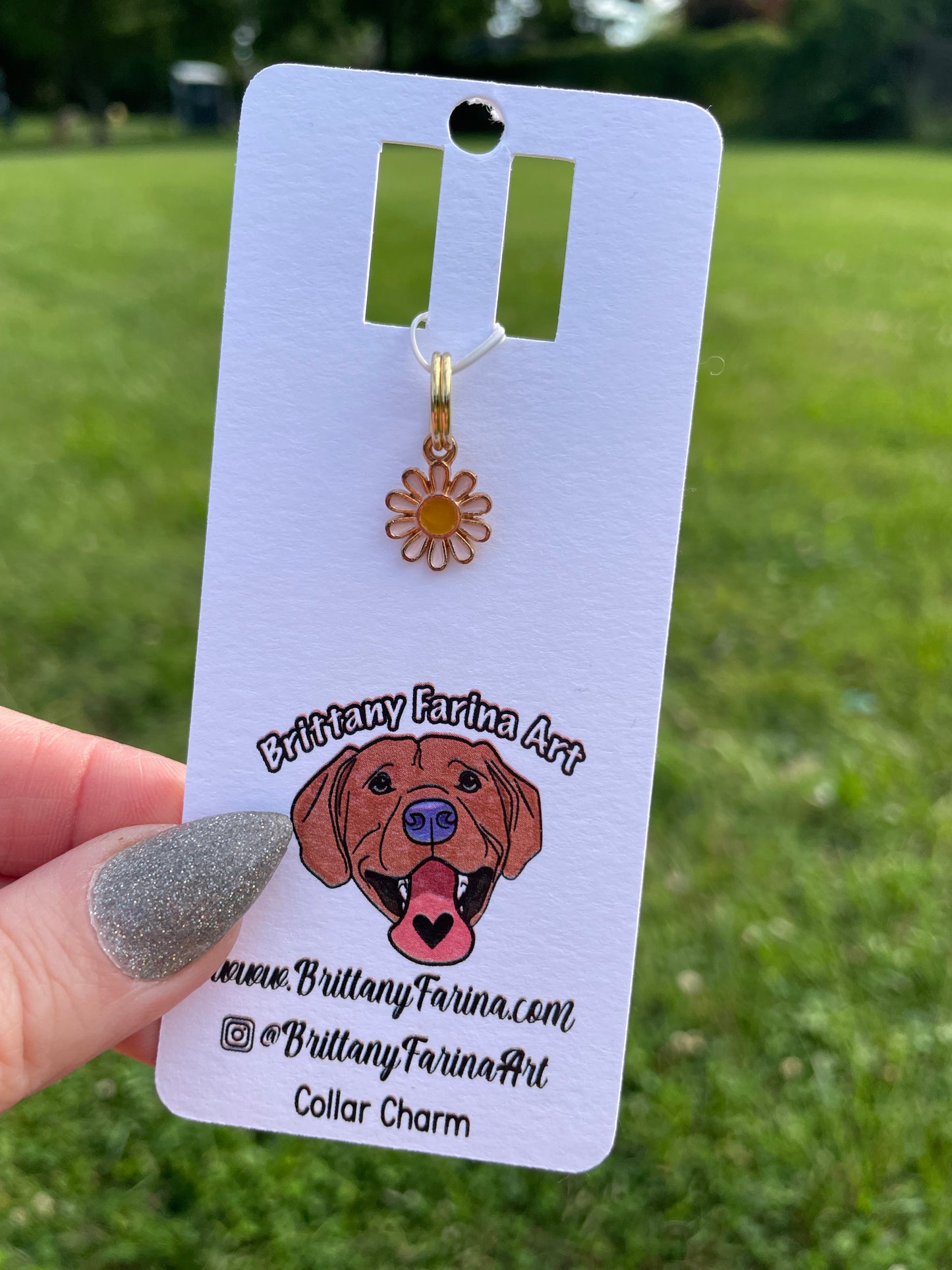 Flower Collar Charms || Doggy Bling || Bag Accessories
