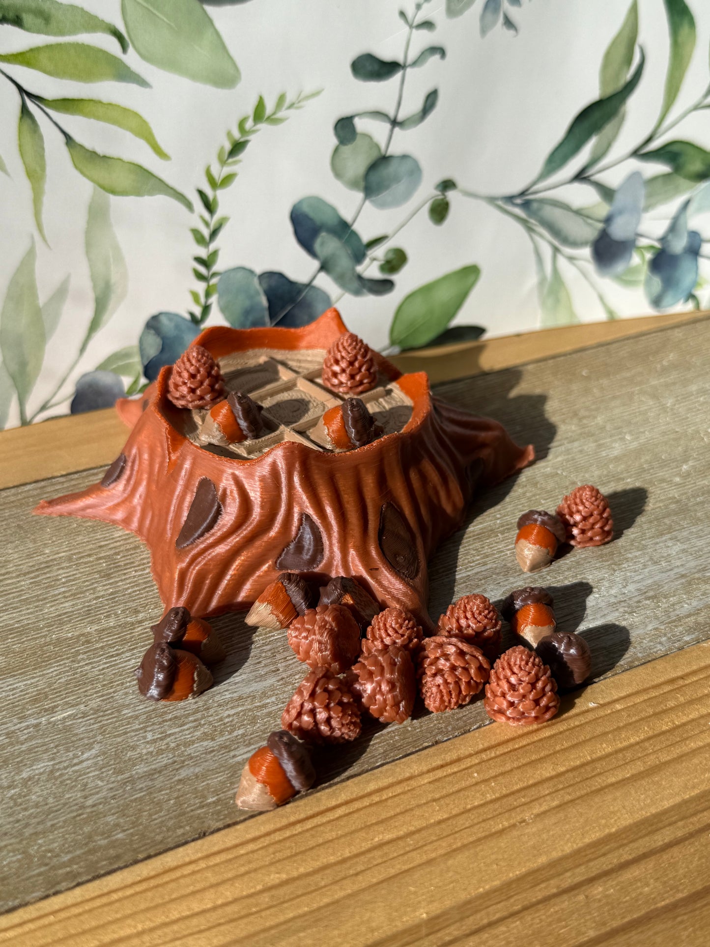 Misfit Tree Stump Tic Tac Toe / 3D Printed