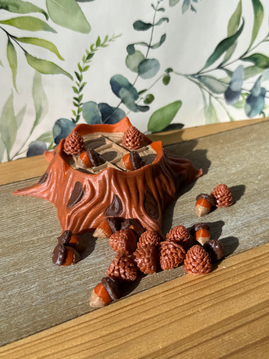 Misfit Tree Stump Tic Tac Toe / 3D Printed