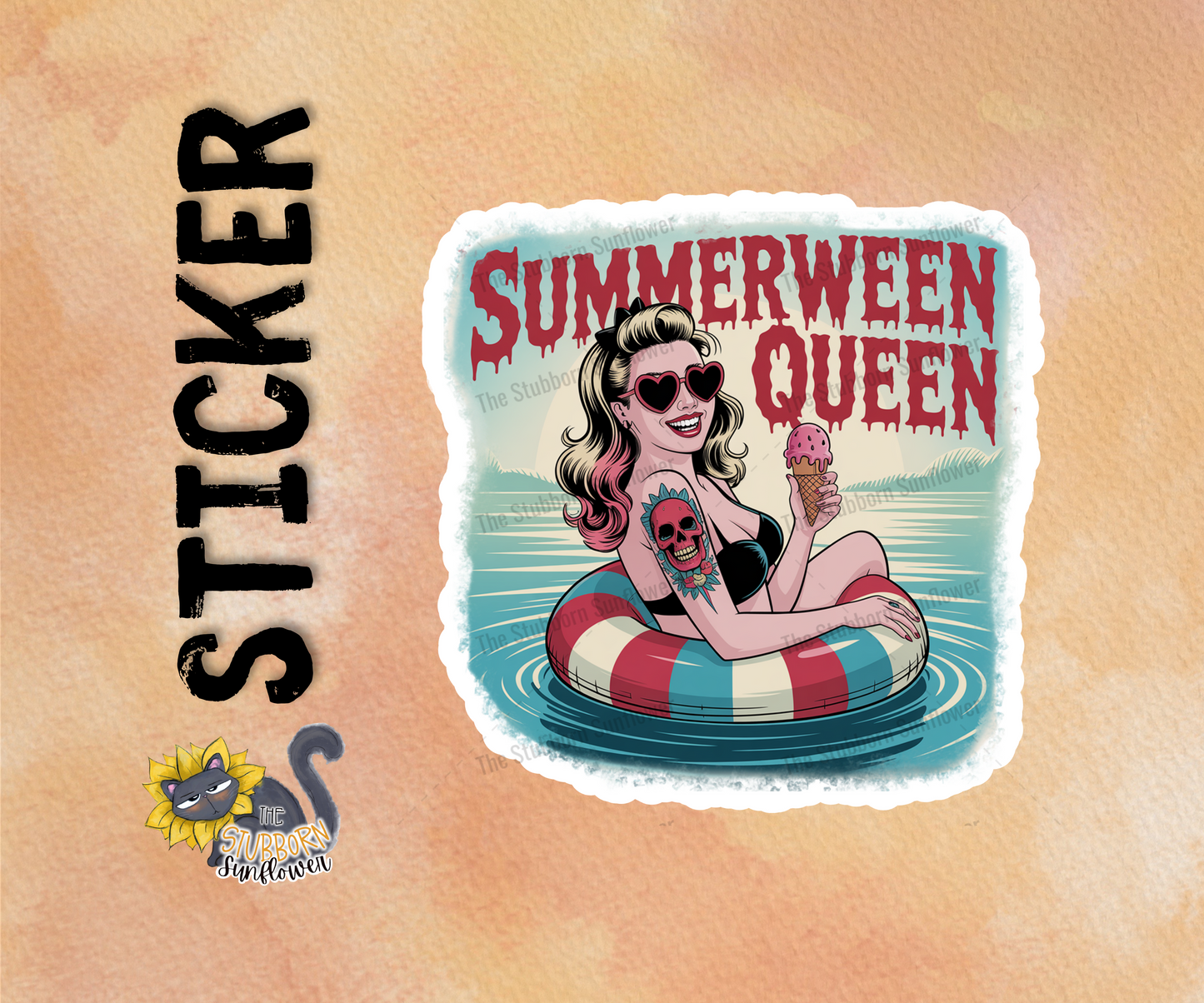 Summerween Queen Sticker