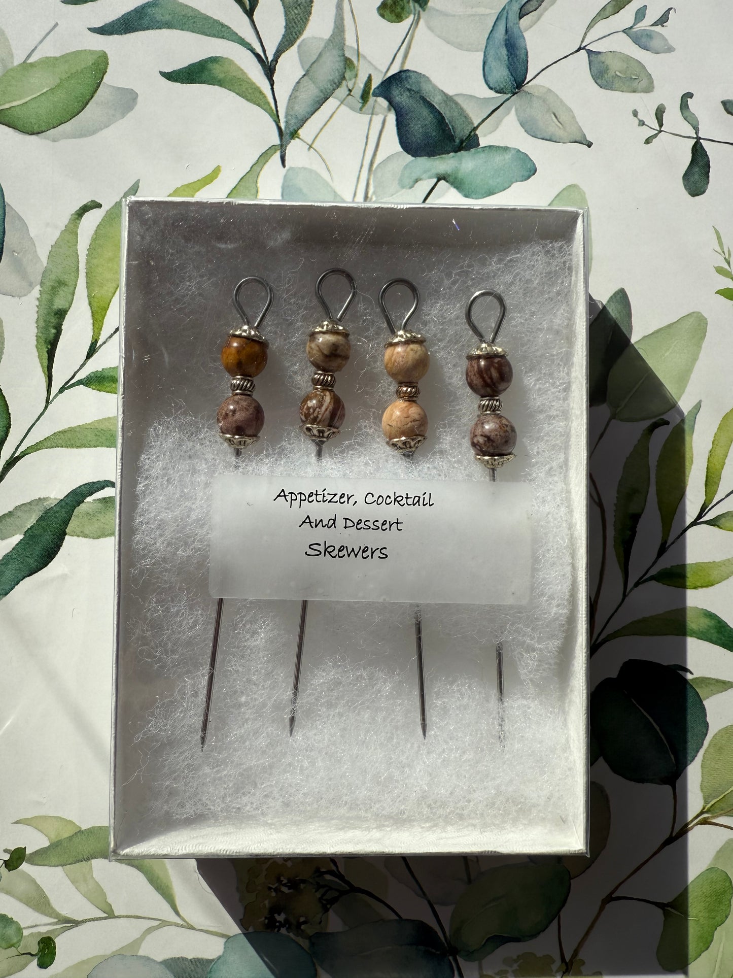 Neutral Brown 4” Appetizer Skewers