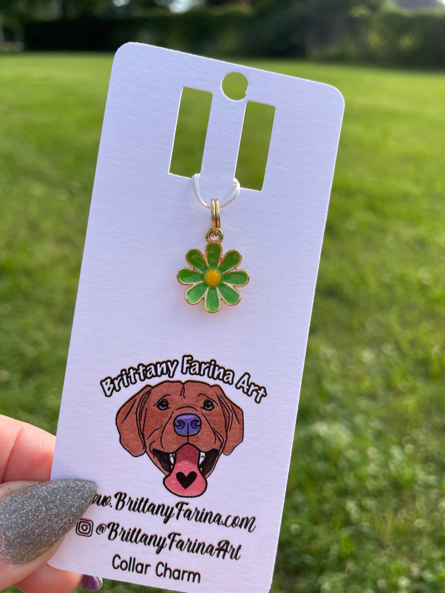 Flower Collar Charms || Doggy Bling || Bag Accessories