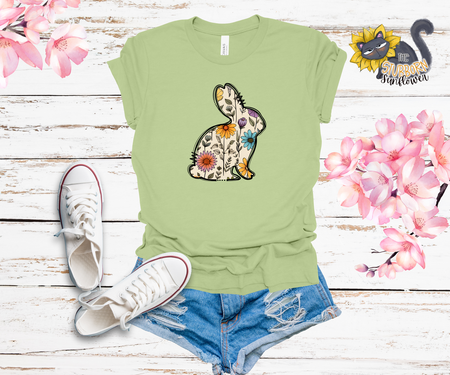 Floral Bunny T-Shirt