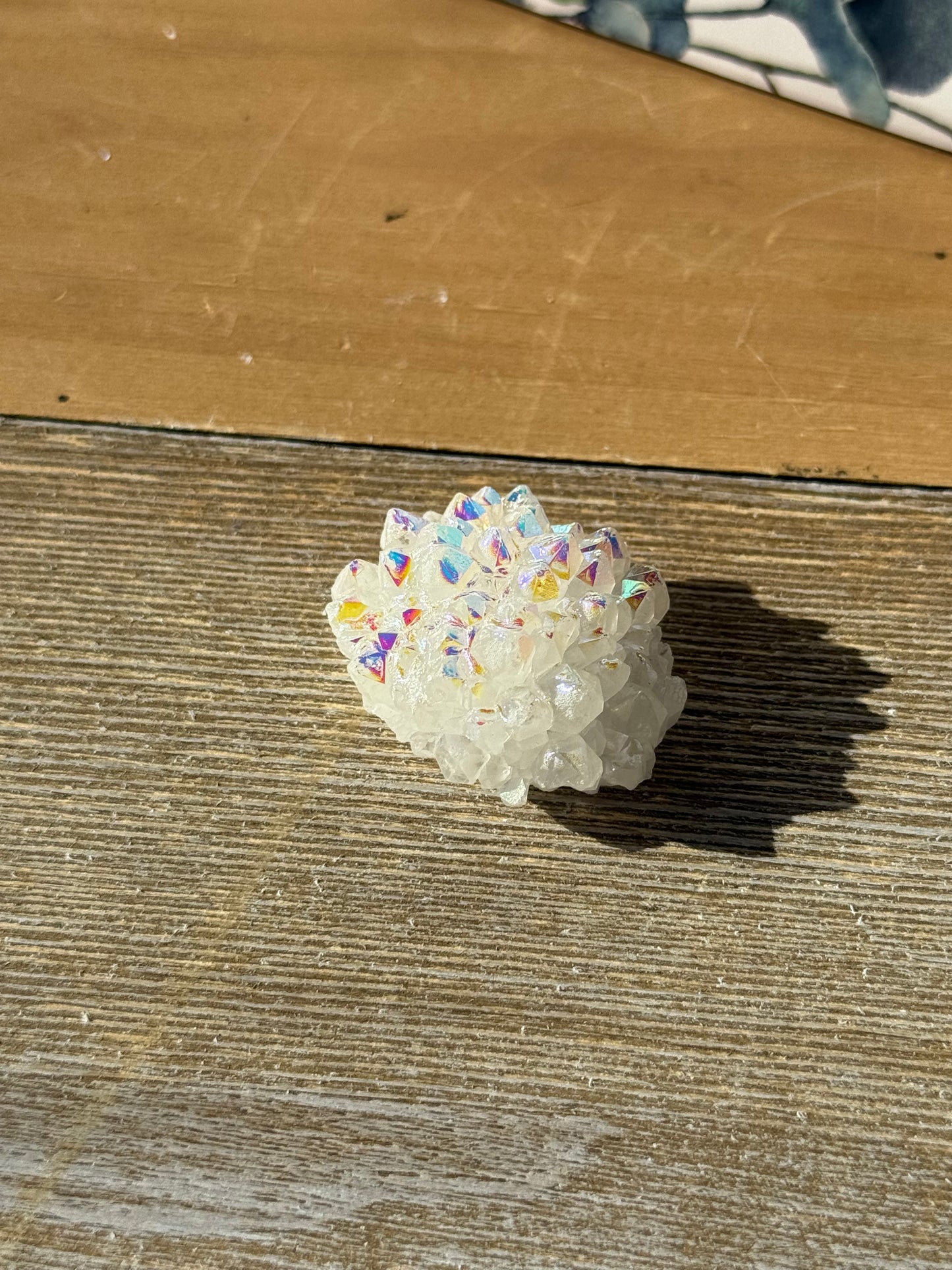 Angel Aura Quartz Clusters