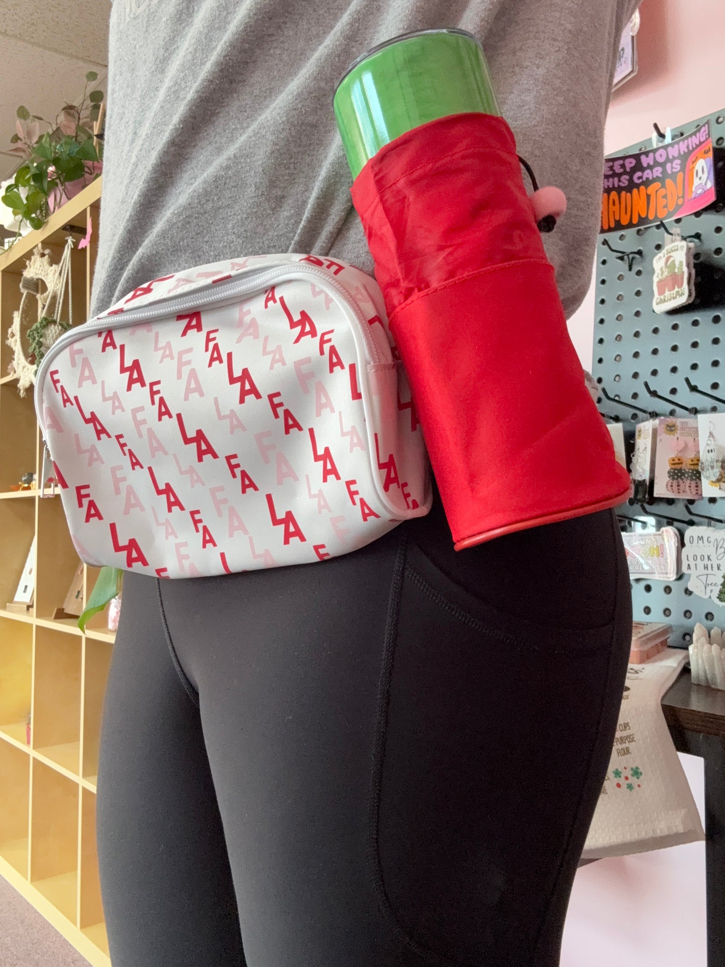 Holiday Waist Bag & Tumbler Holder