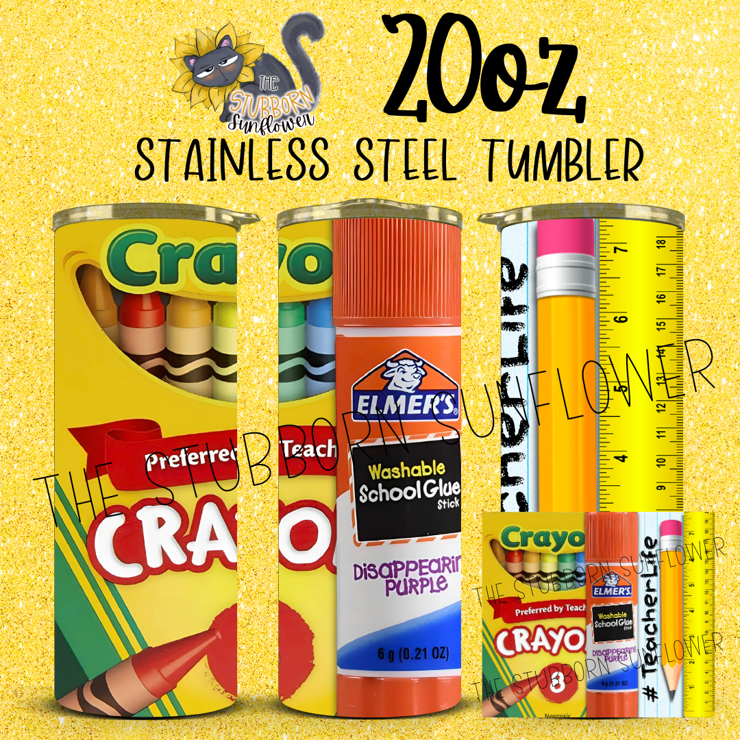 #1 Teacher 20 oz Tumbler
