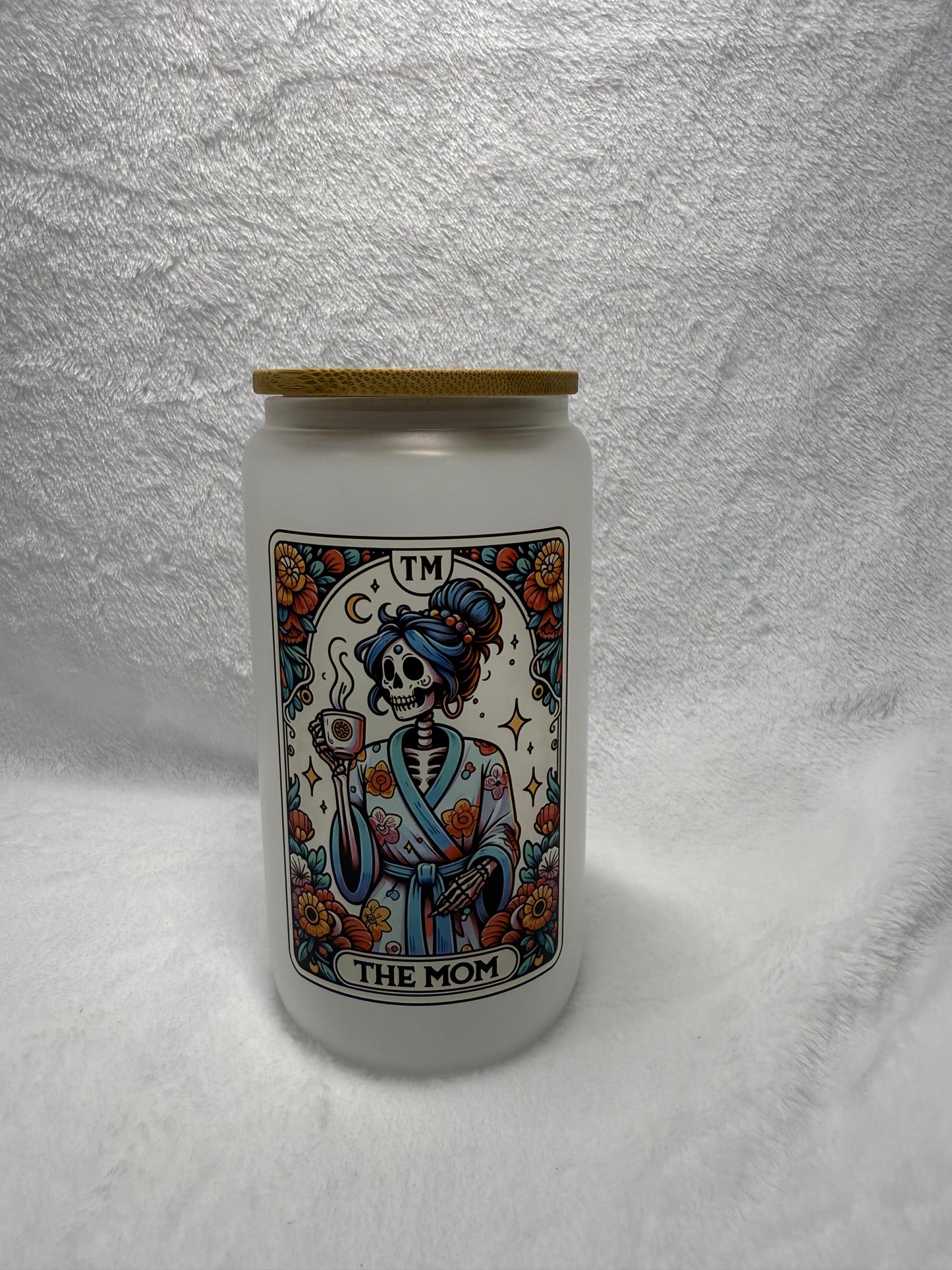 The Mom Tarot Glass Tumbler