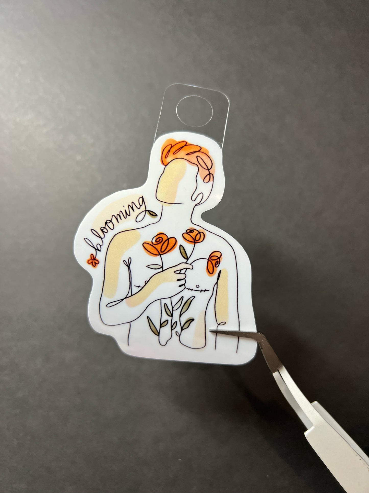 Blooming Trans Pride Sticker