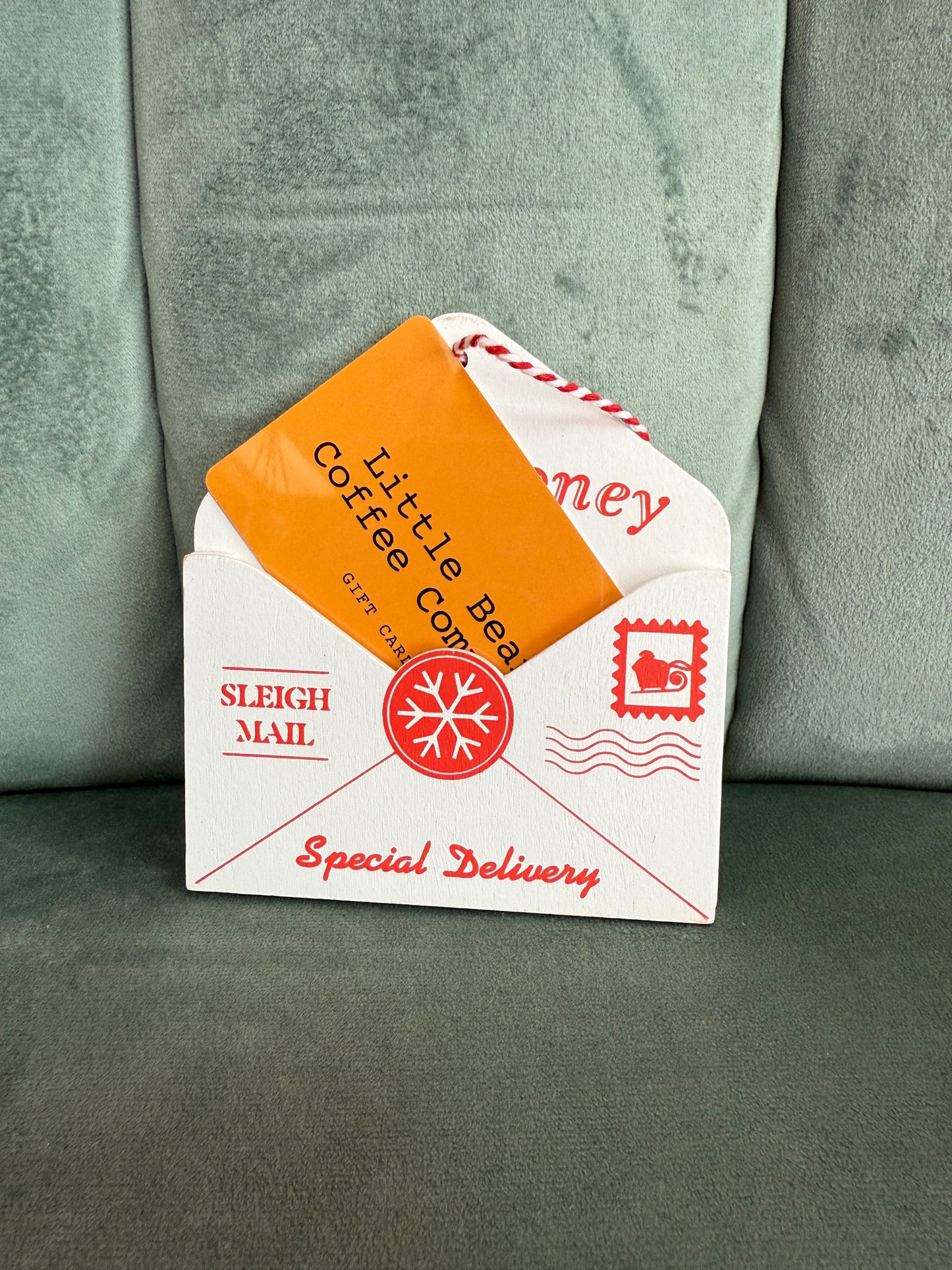 Santa Money Gift Card Holder