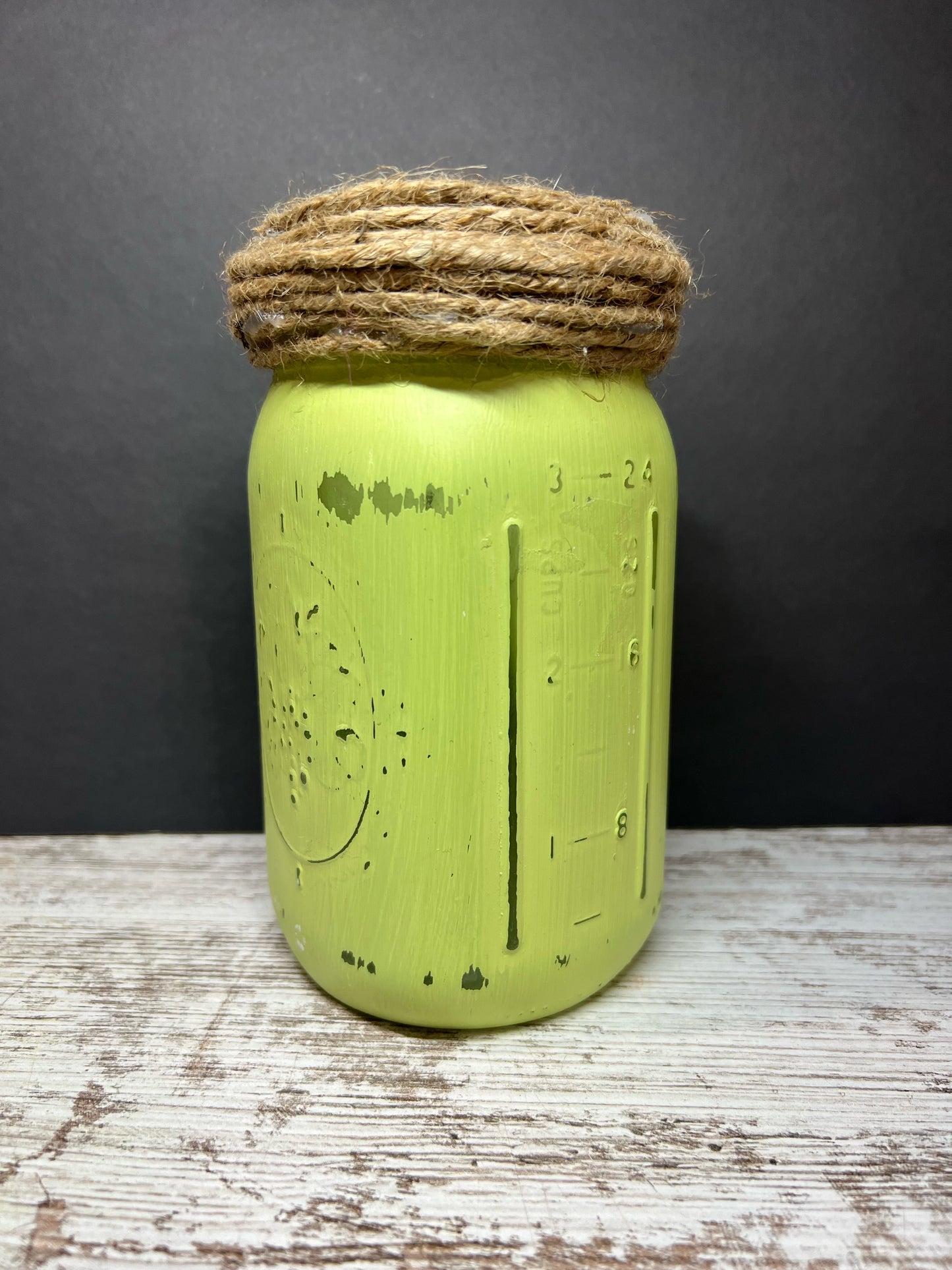 Rustic Mason Jar Vases