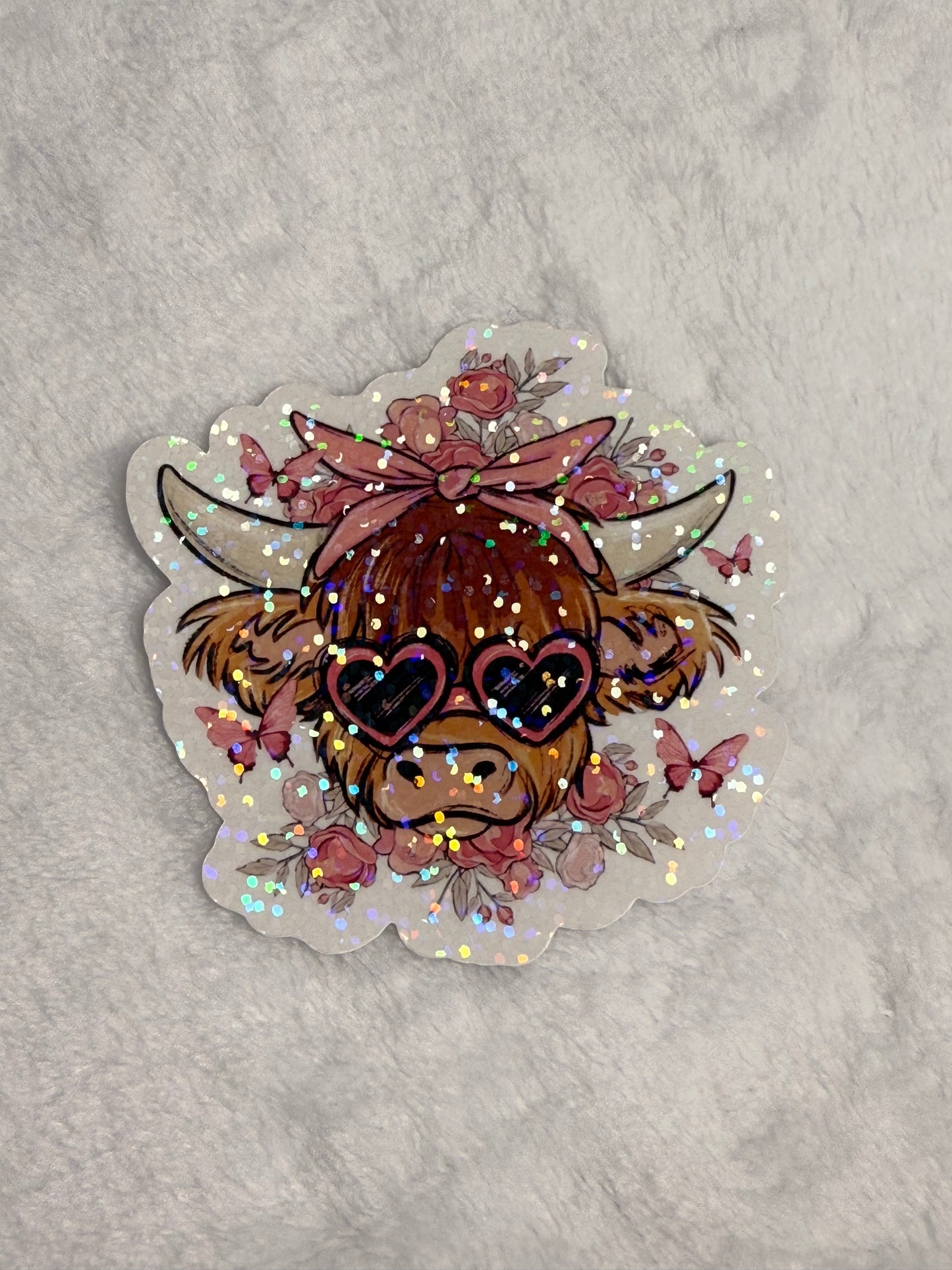 Valentine Highland Sticker