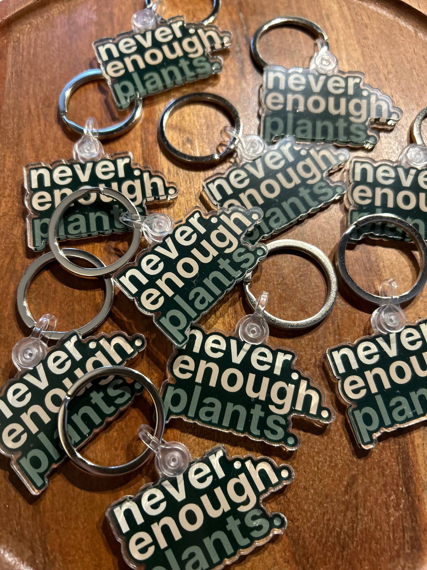 Never enough plants keychain • Ombré