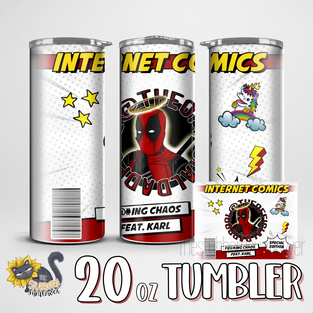 Dadpool Internet Comics 20oz Tumbler