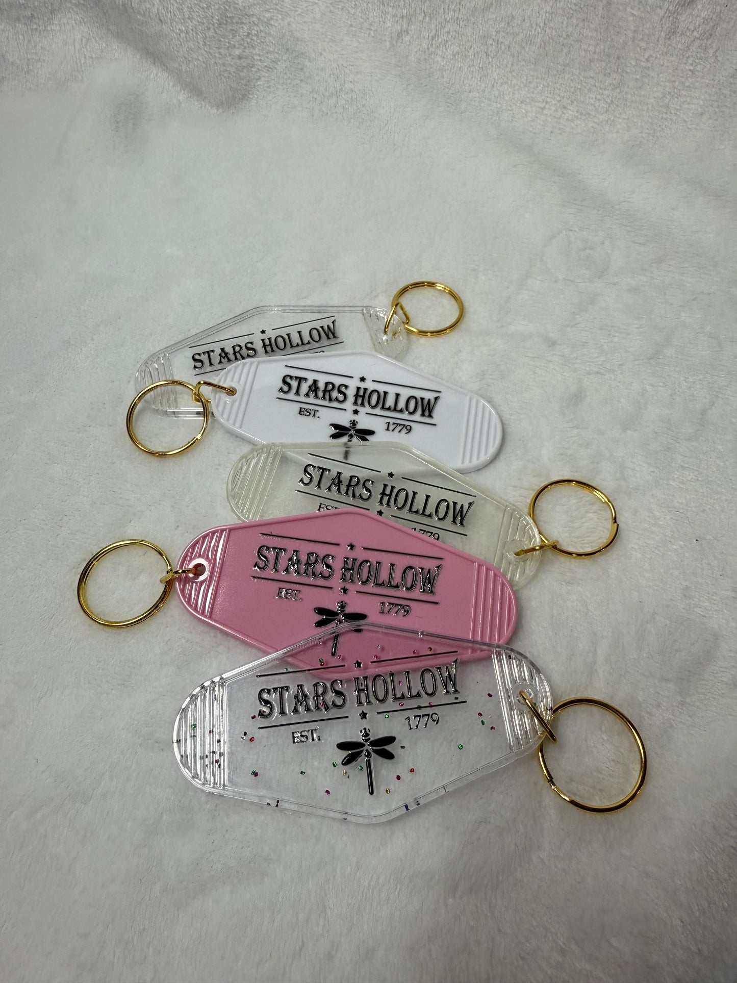 Stars Hollow Motel Keychain