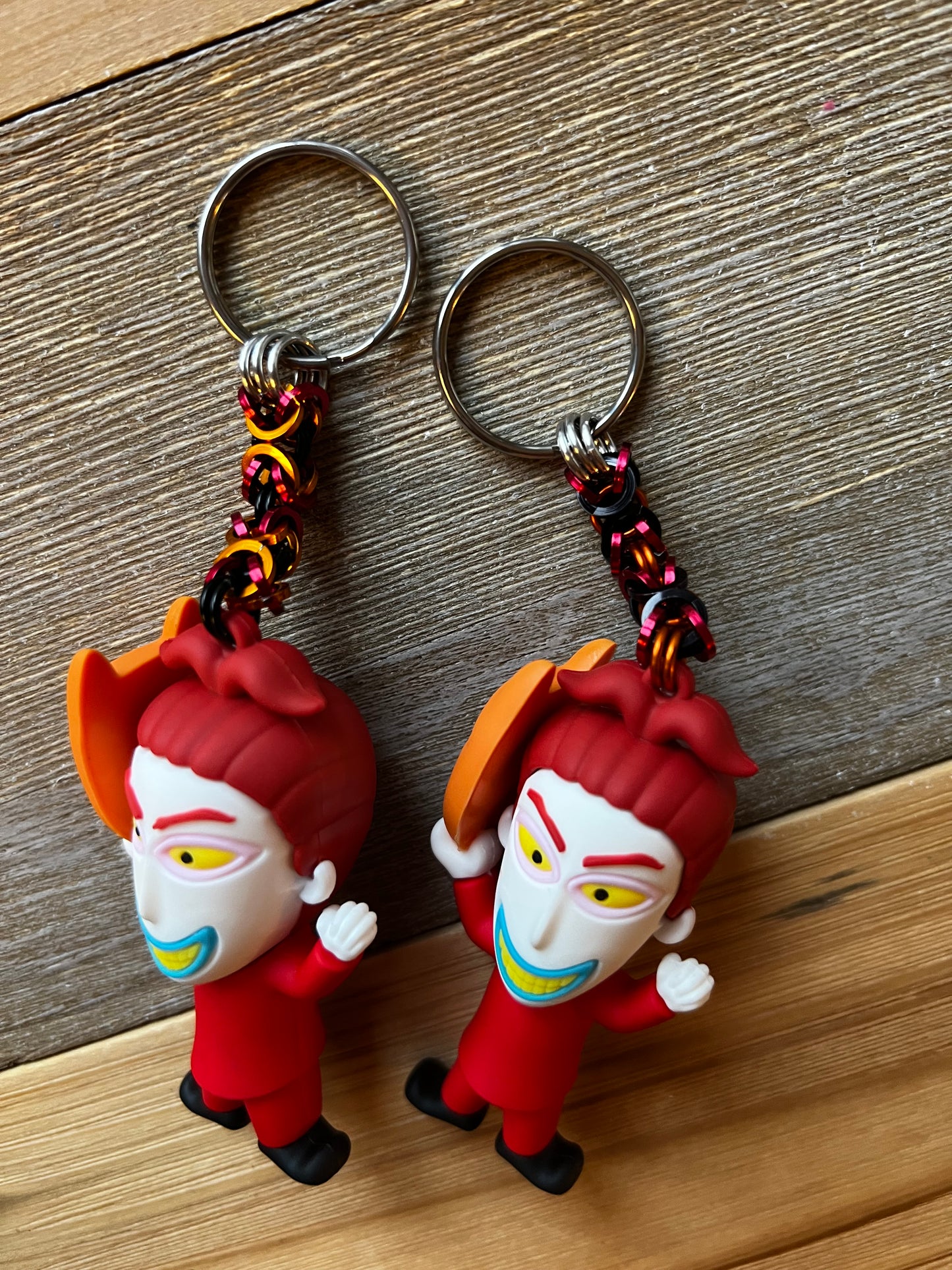 Chainmaille Nightmare Keychains