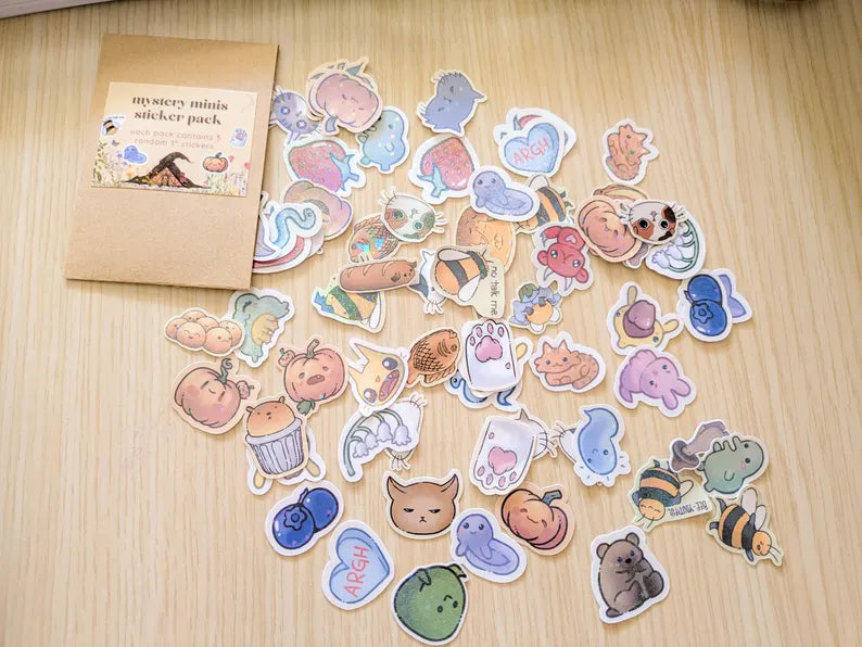 Mystery Minis sticker Packs