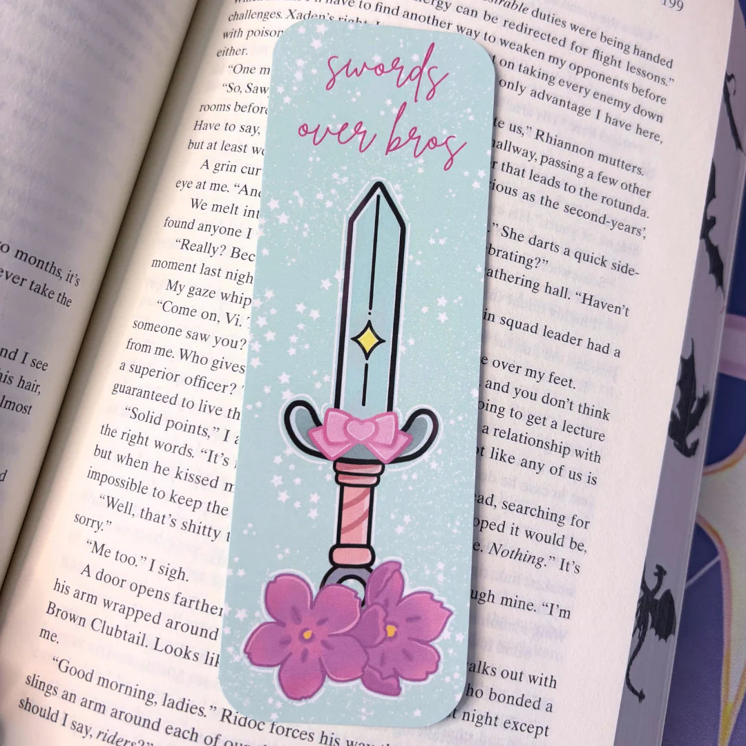 Swords Over Bros Fantasy Bookmark