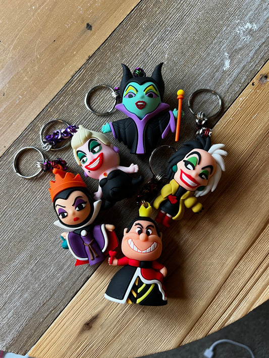 Animated Villain  || Character Chainmaille Keychain