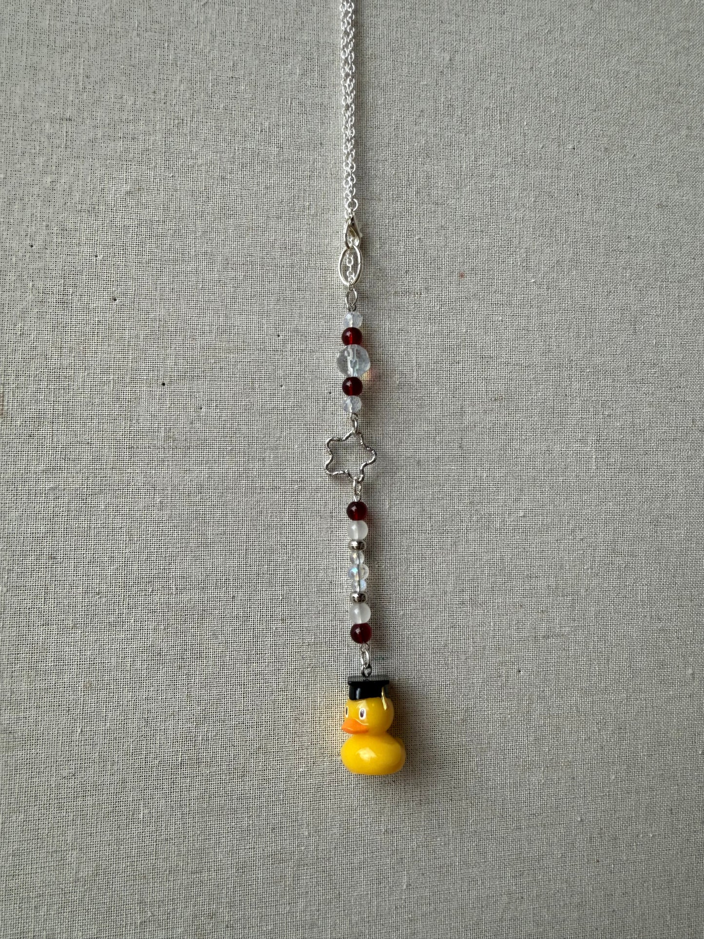 Graduation Duck Car Suncatcher