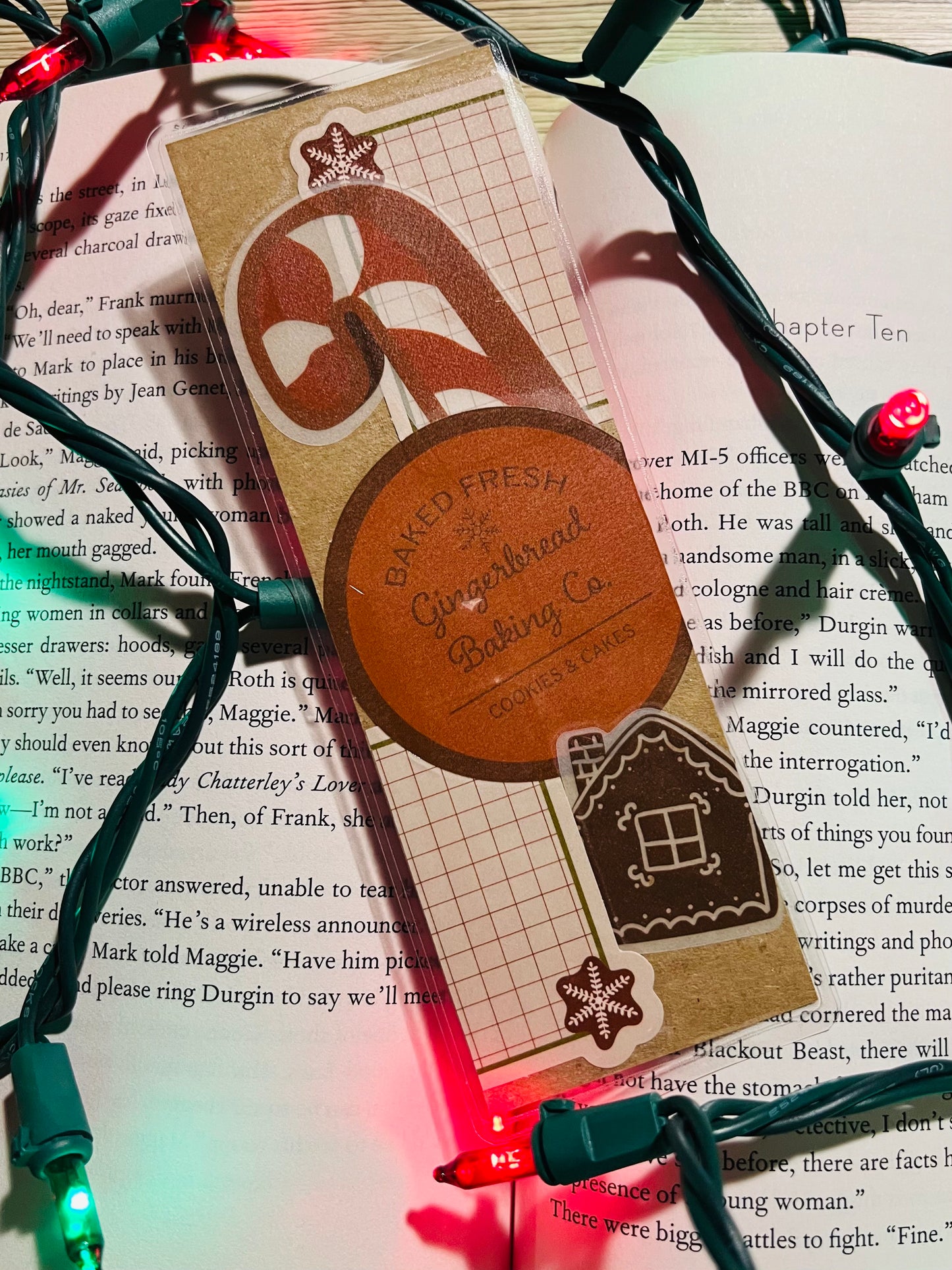 Gingerbread Baking Co Bookmark