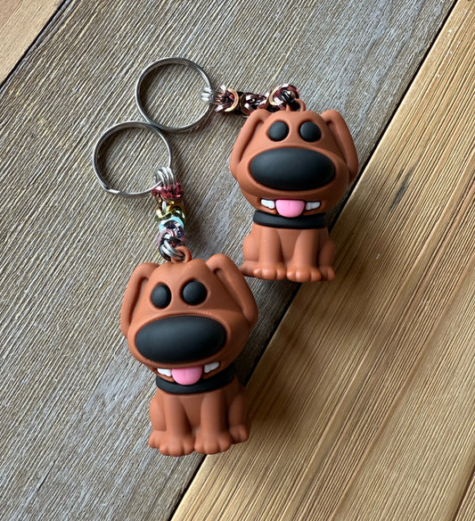 Dug the Dog || Character Chainmaille Keychain