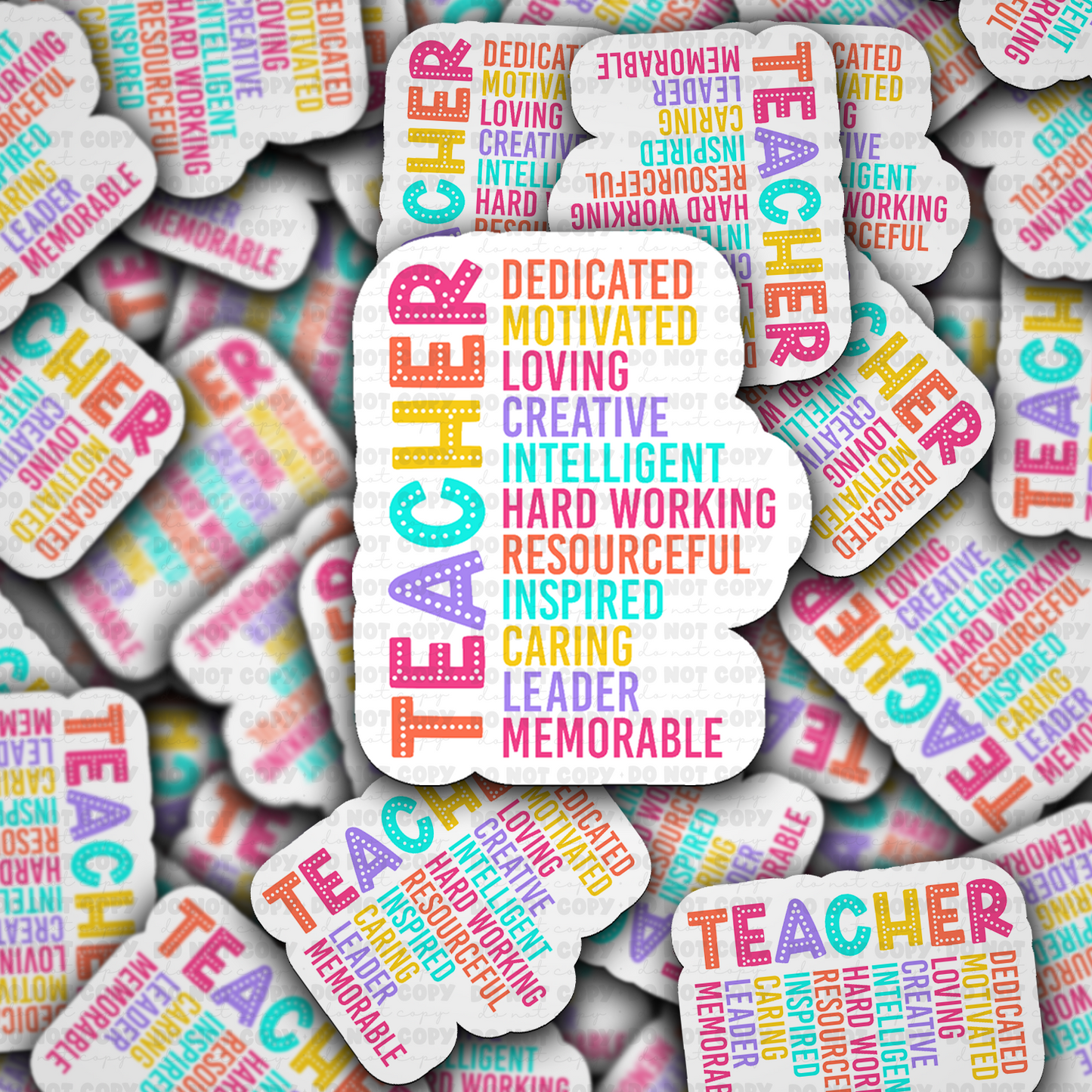 Teacher Motivational Sticker