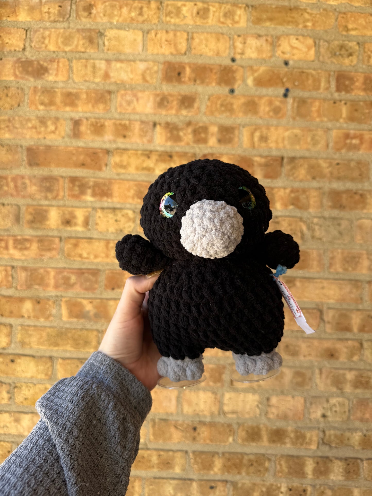 Crochet Plush Crow