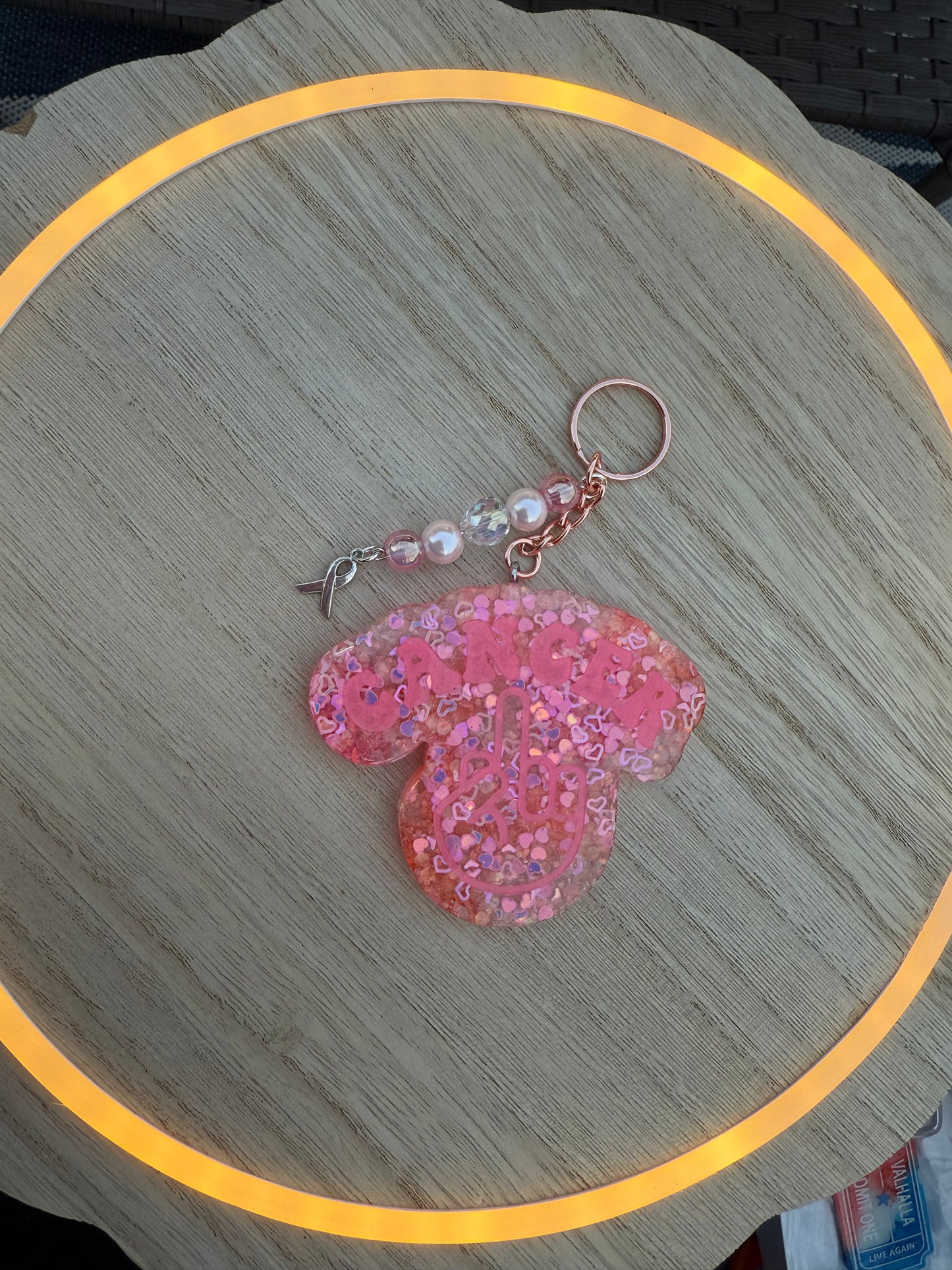 Fu*k Cancer Keychain
