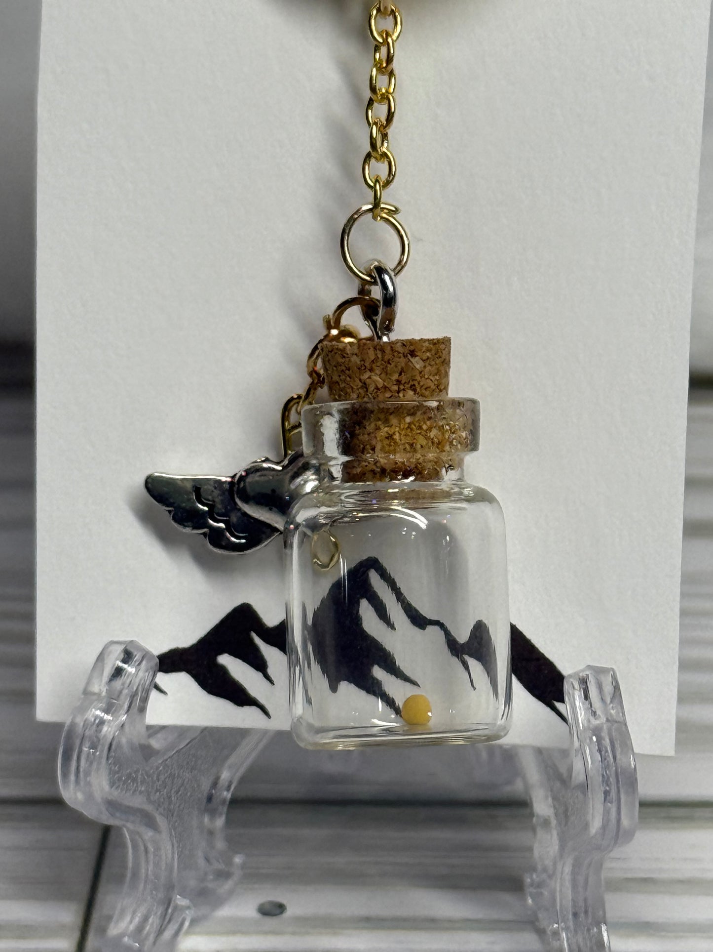 Mustard Seed Keychain