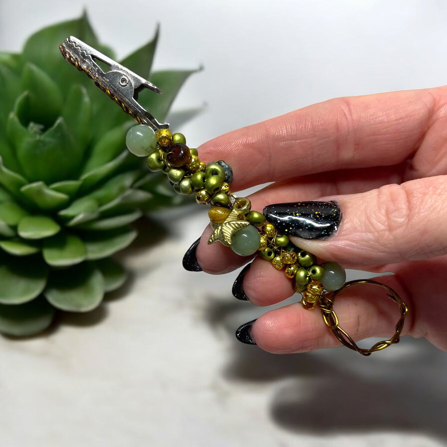 Beaded Herb Holder
